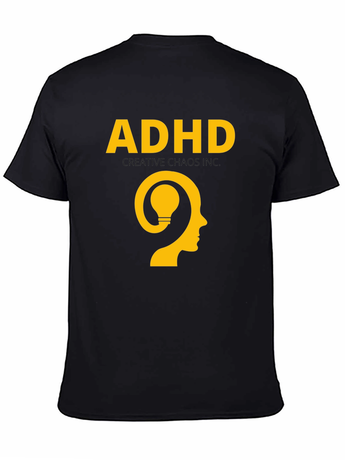 ADHD Creative Chaos T-Shirt - Black