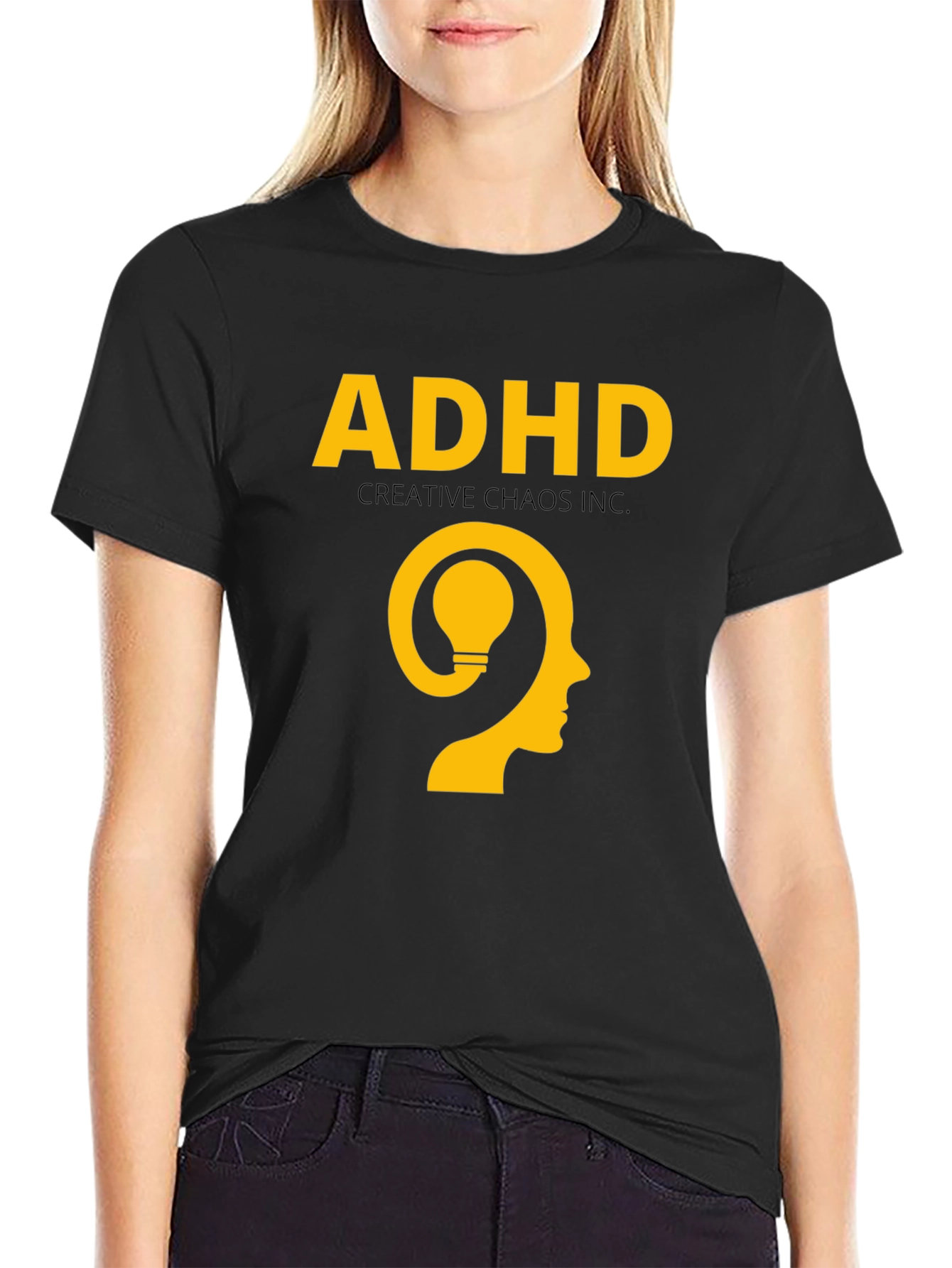 ADHD Creative Chaos T-Shirt - Black