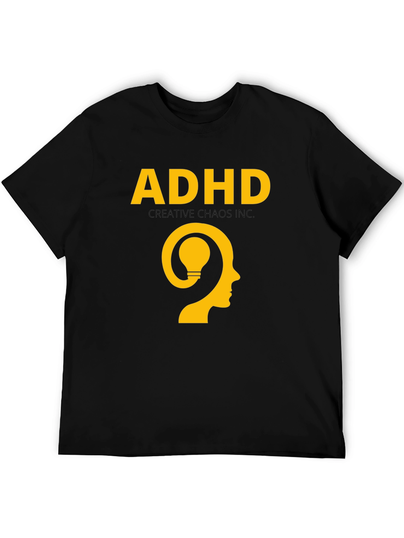 ADHD Creative Chaos T-Shirt - Black