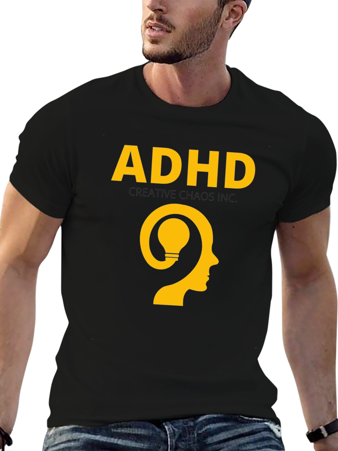 ADHD Creative Chaos T-Shirt - Black