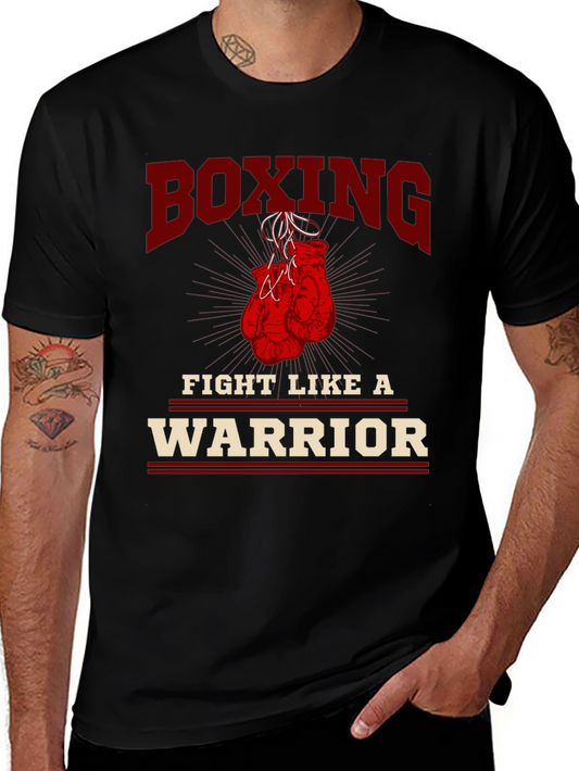 Boxing Warrior Graphic T-Shirt