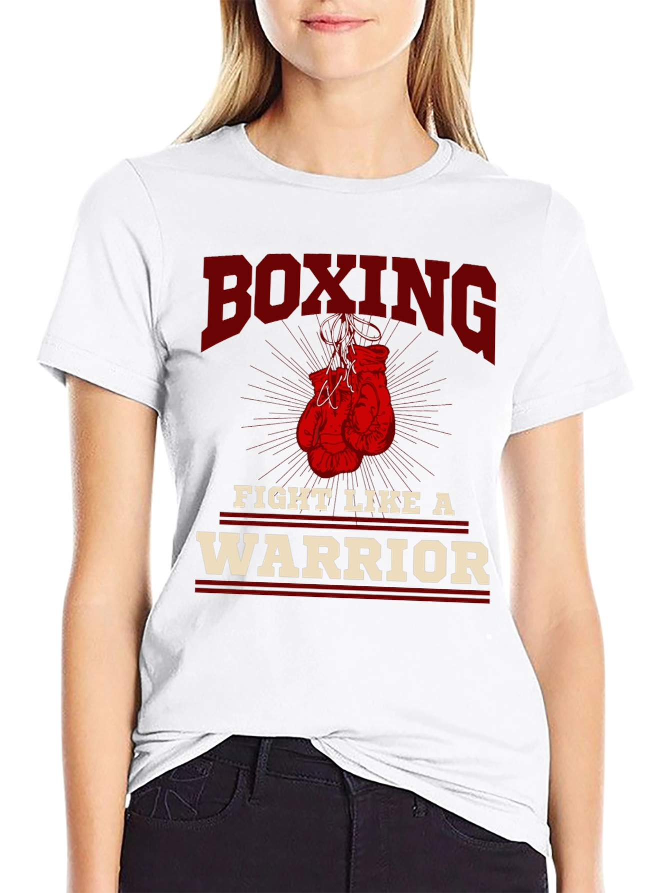 Boxing Warrior Graphic T-Shirt