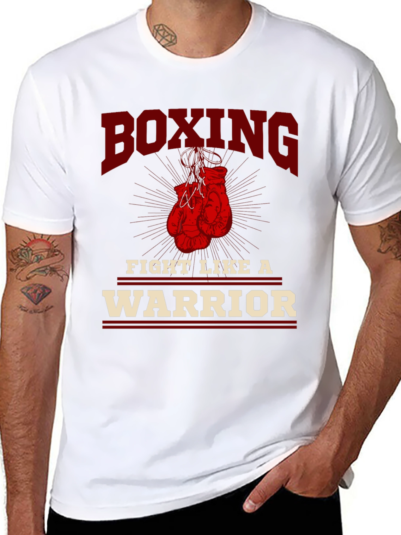 Boxing Warrior Graphic T-Shirt