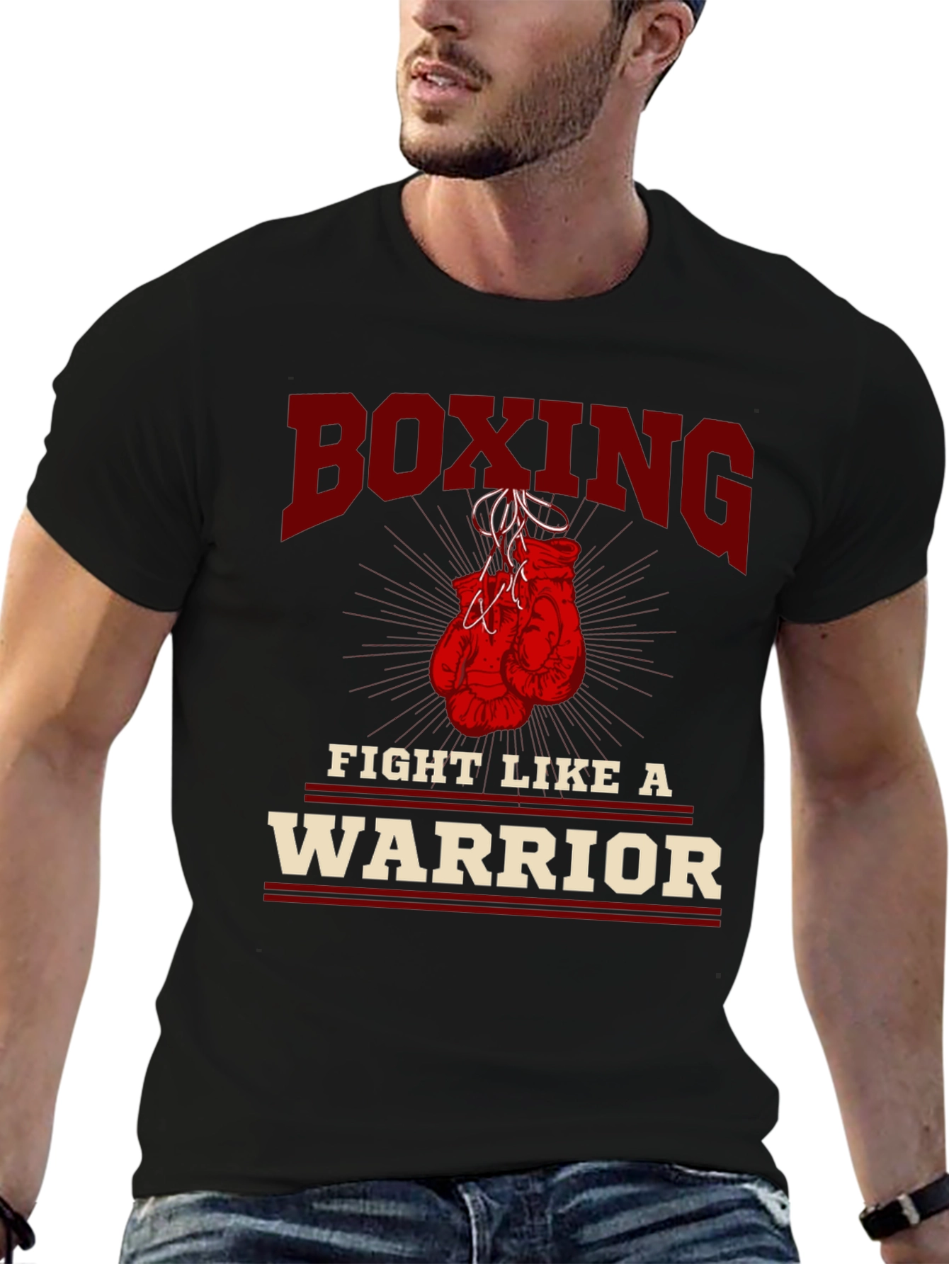 Boxing Warrior Graphic T-Shirt