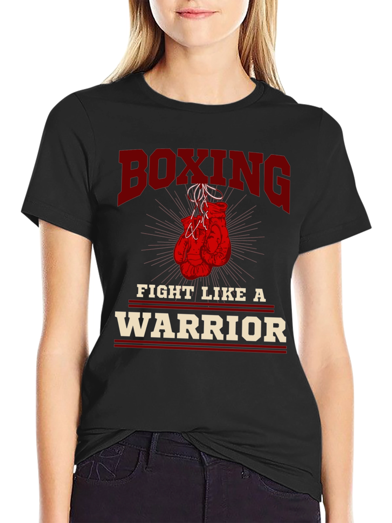 Boxing Warrior Graphic T-Shirt