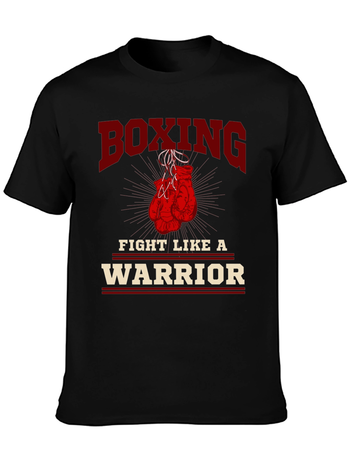 Boxing Warrior Graphic T-Shirt