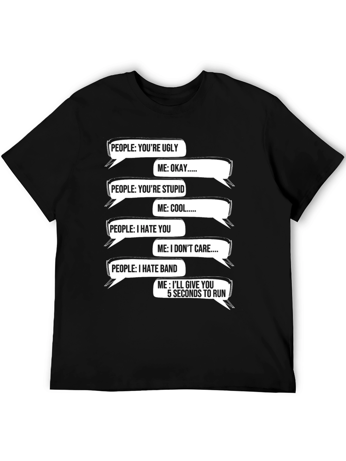 Funny Sarcastic T-Shirt - People vs. Me