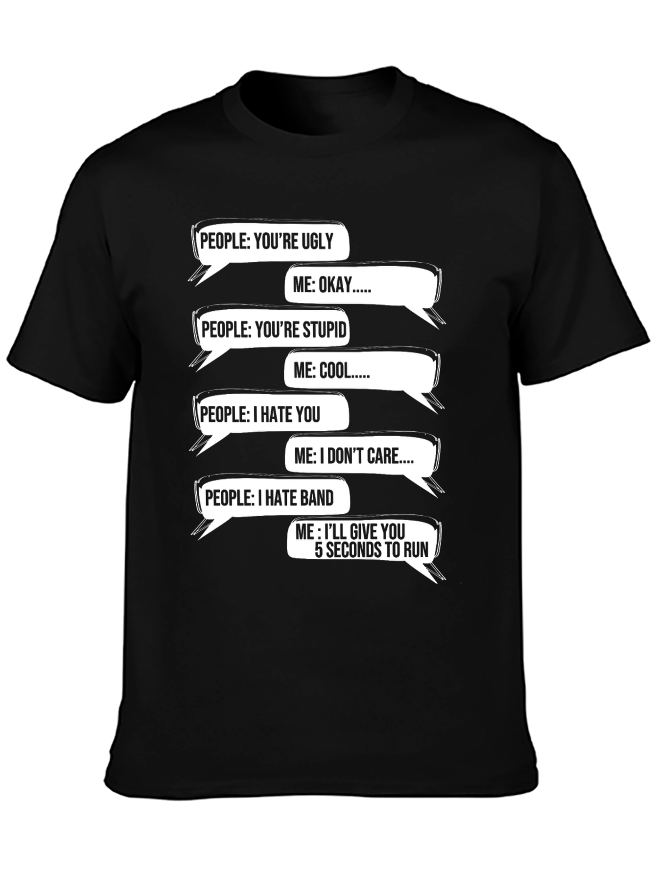 Funny Sarcastic T-Shirt - People vs. Me