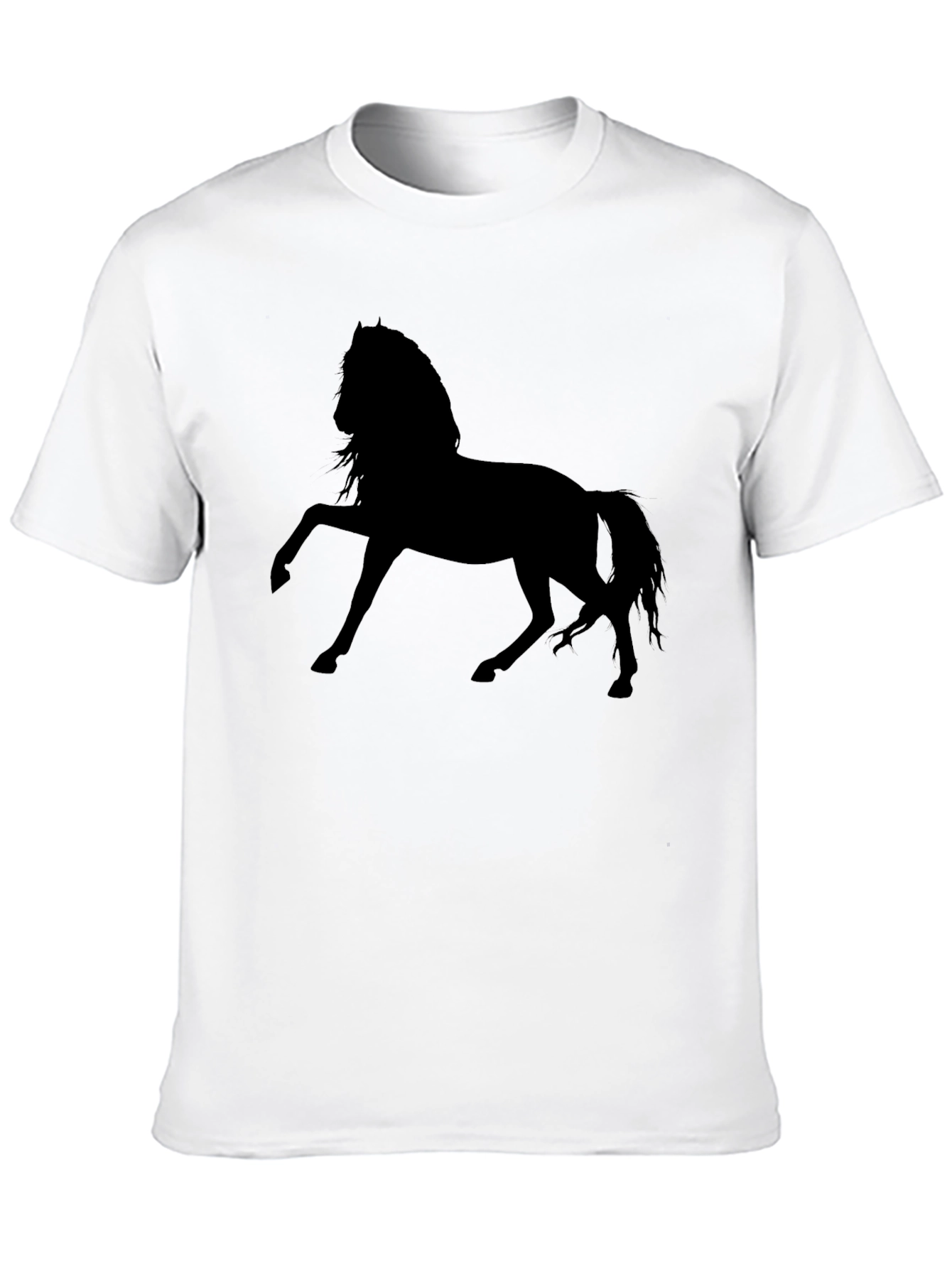 Black Horse Silhouette Graphic Tee