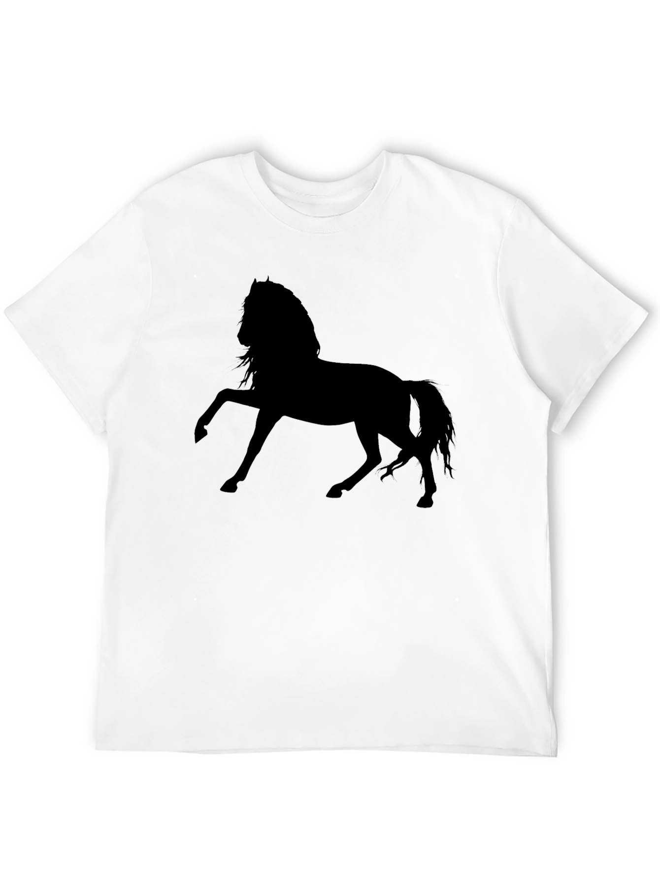 Black Horse Silhouette Graphic Tee