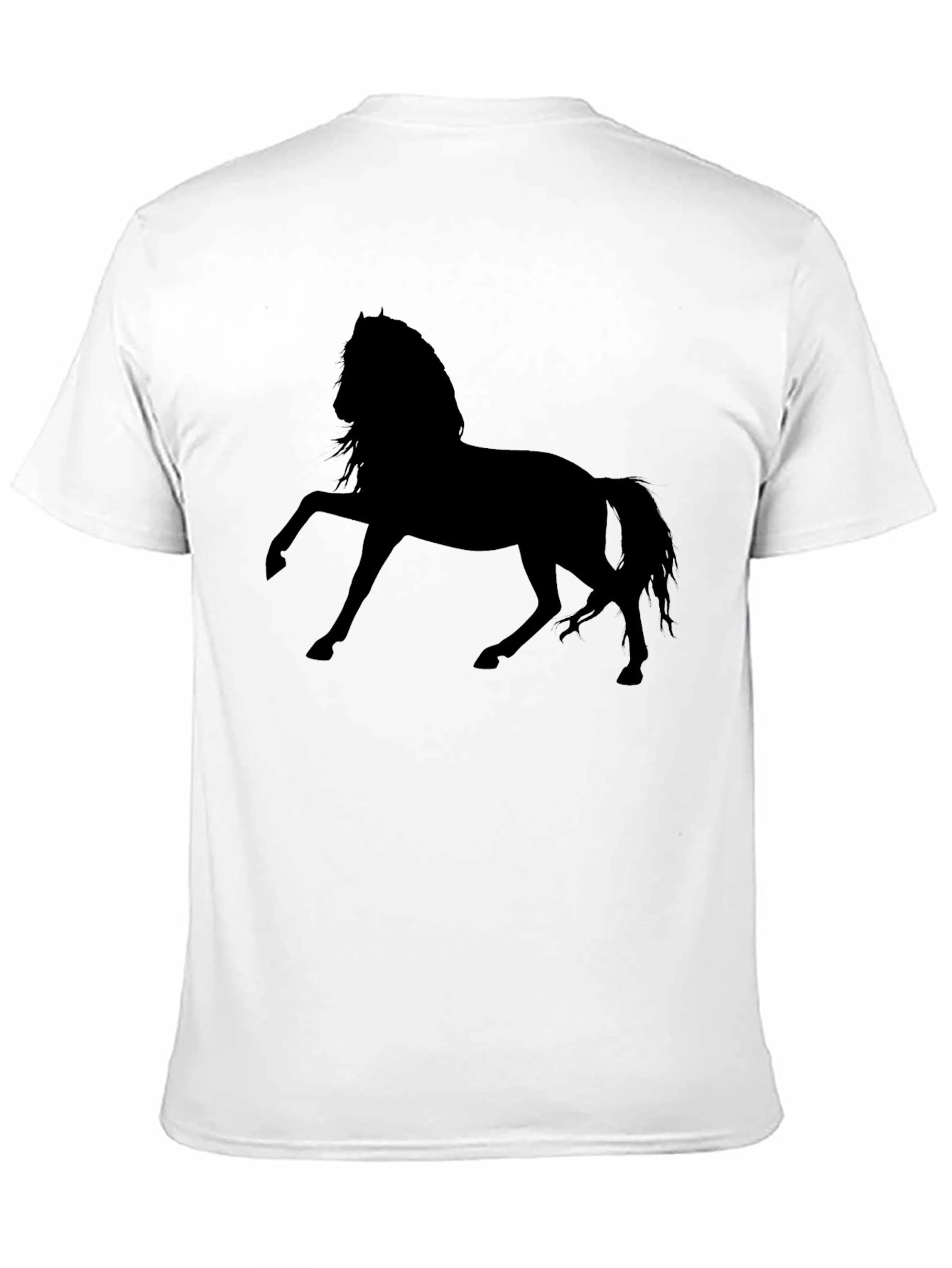 Black Horse Silhouette Graphic Tee