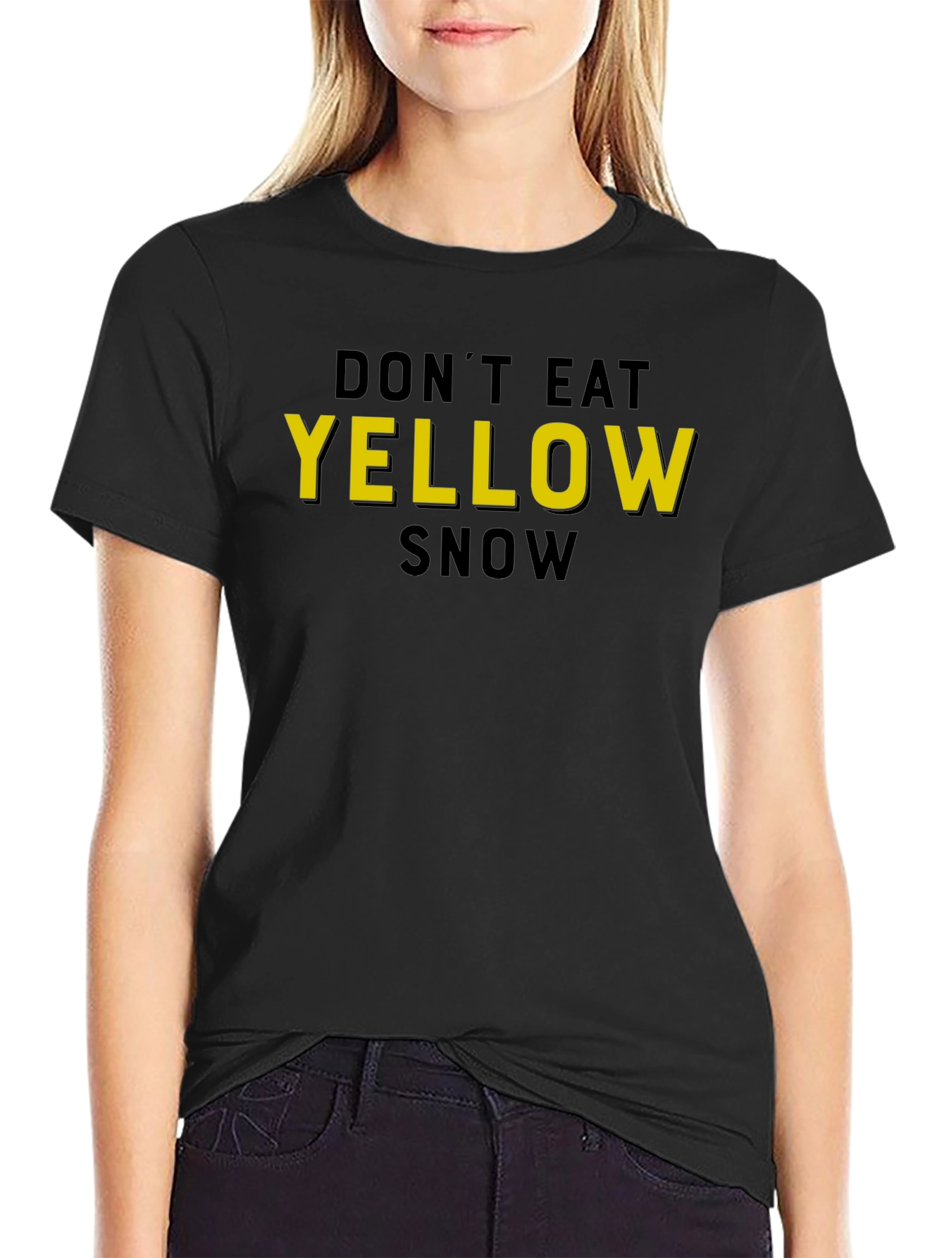 Dont Eat Yellow Snow Graphic T-Shirt
