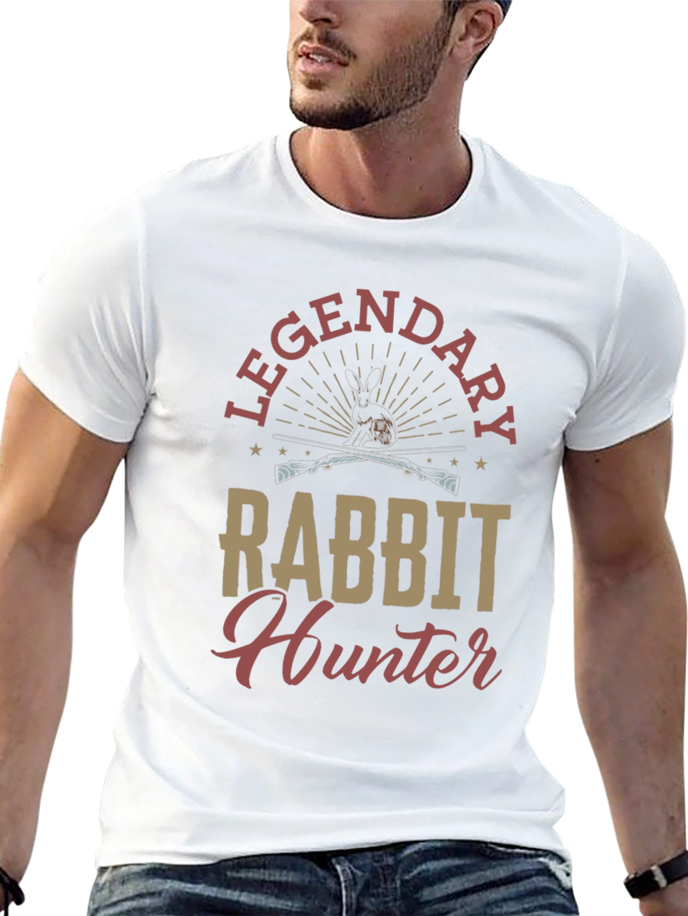 Legendary Rabbit Hunter Graphic T-Shirt
