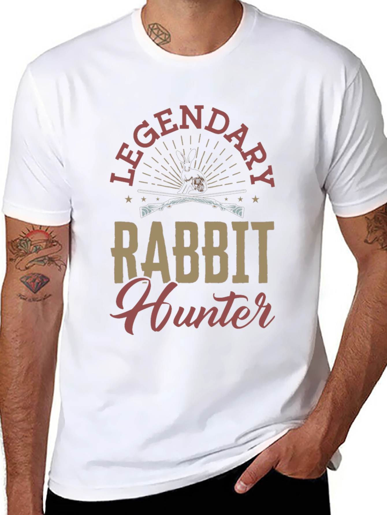 Legendary Rabbit Hunter Graphic T-Shirt