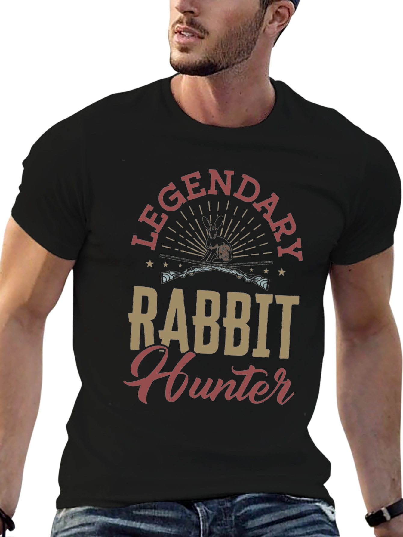 Legendary Rabbit Hunter Graphic T-Shirt