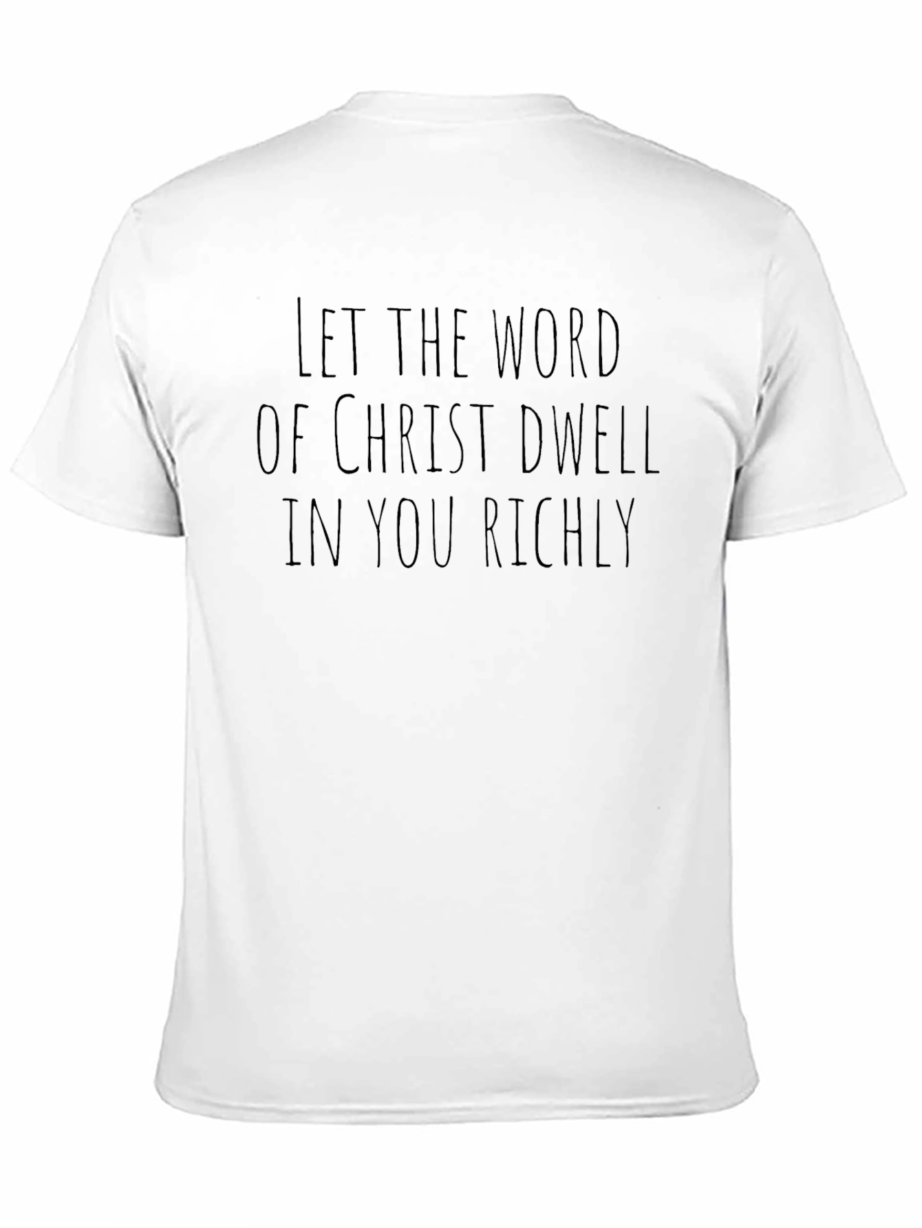 Christian Scripture Tee - Let the Word Dwell