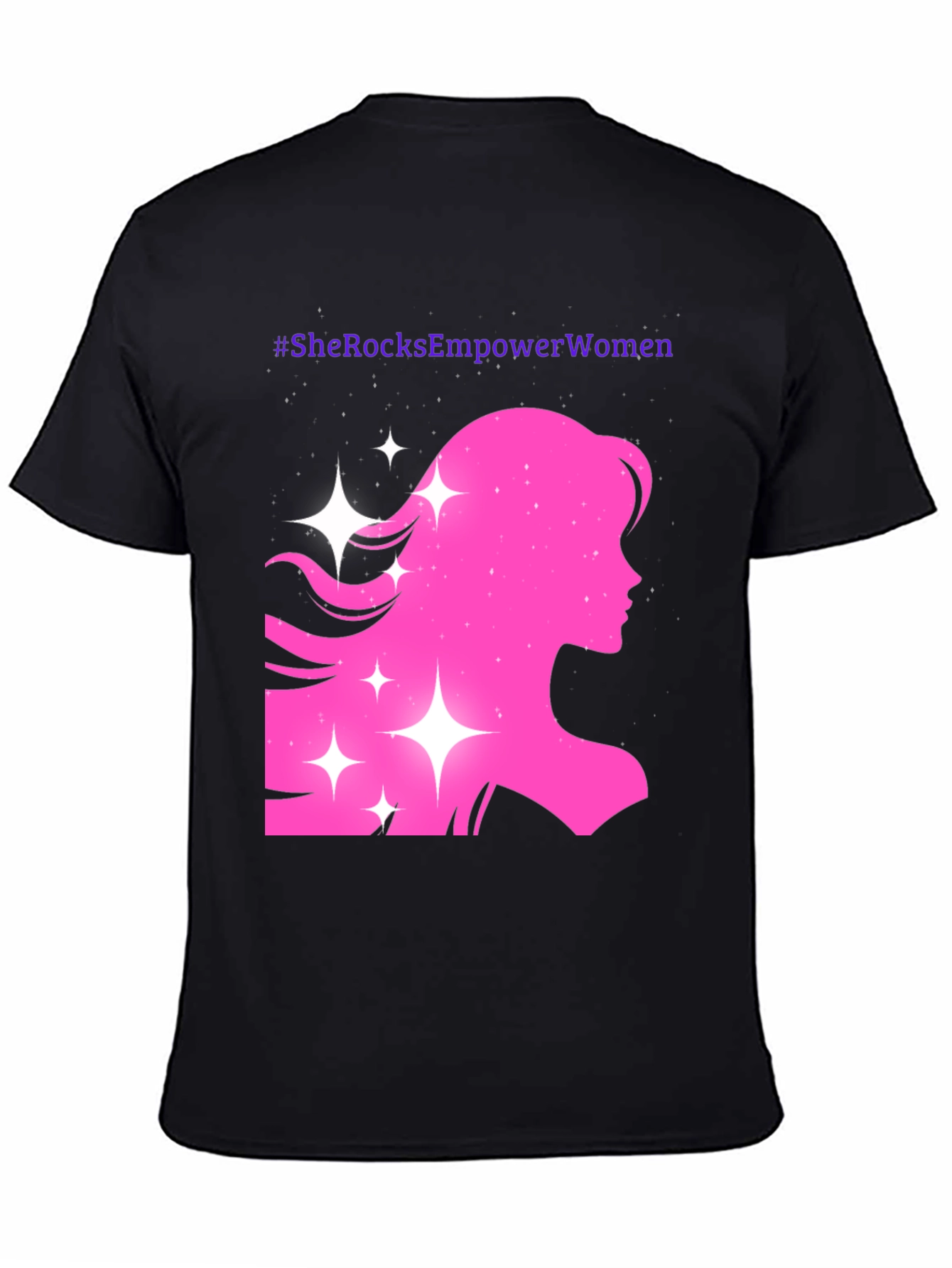 Empower Women T-Shirt - Pink Silhouette