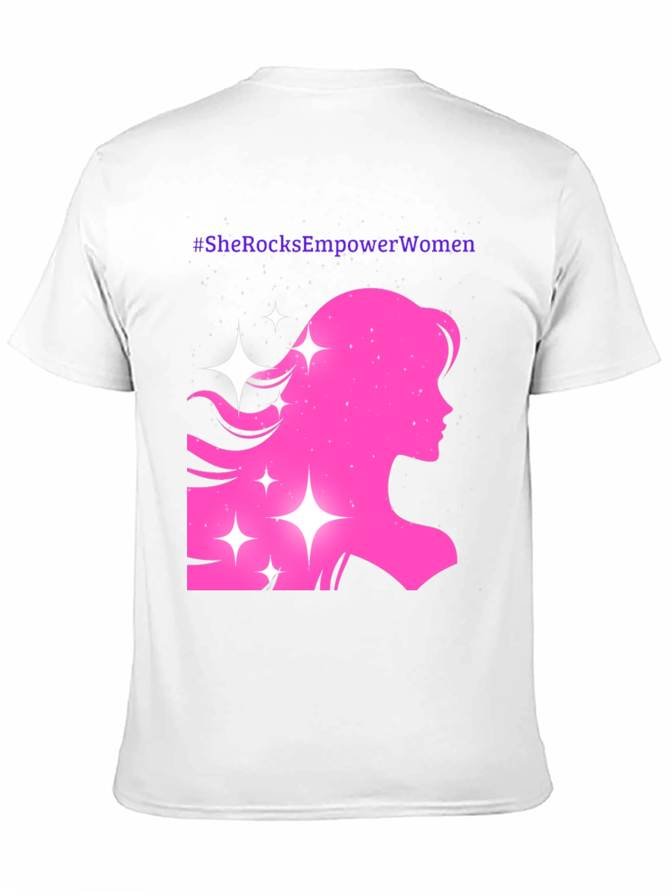 Empower Women T-Shirt - Pink Silhouette
