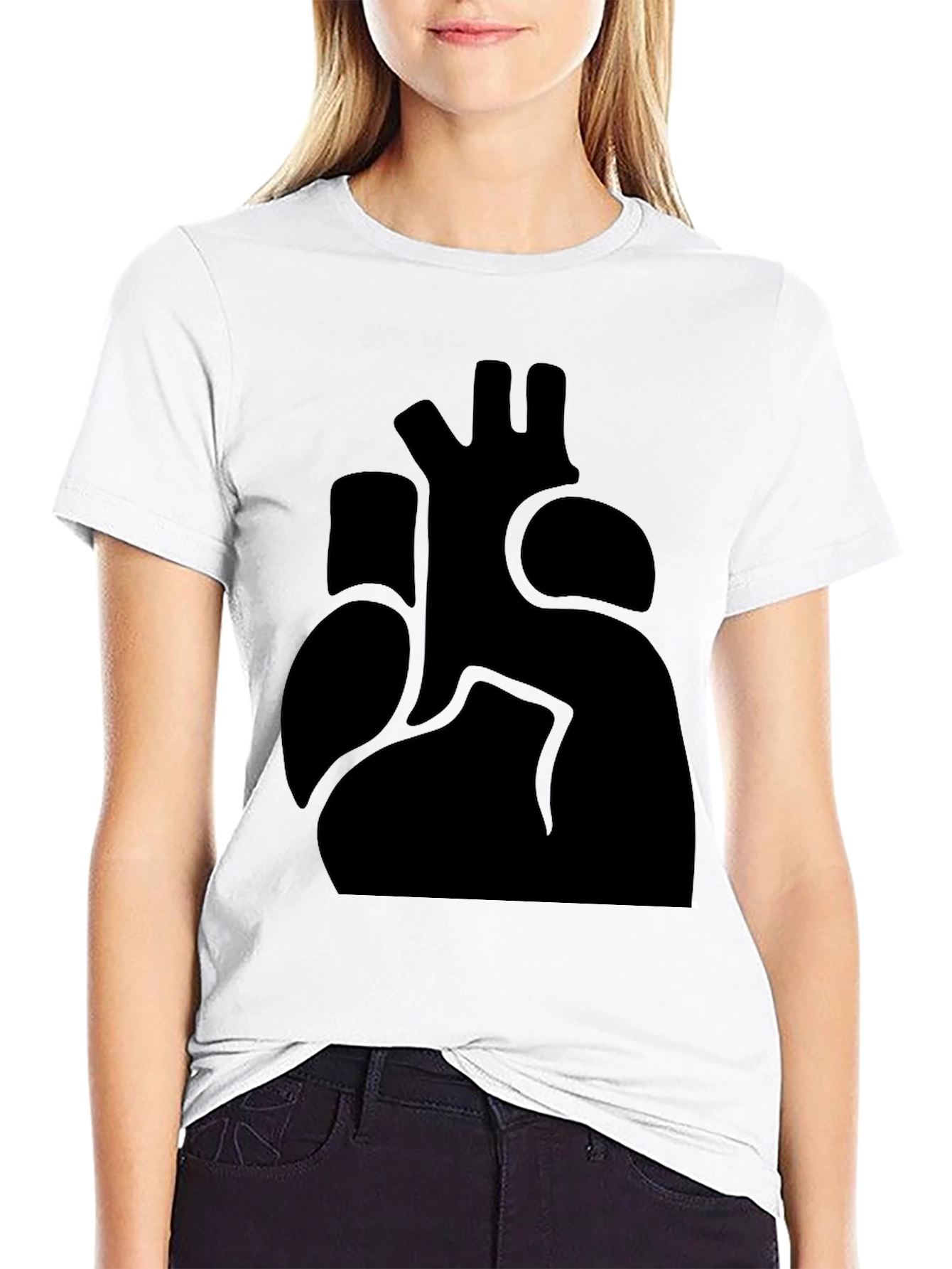 Anatomical Heart Graphic T-Shirt