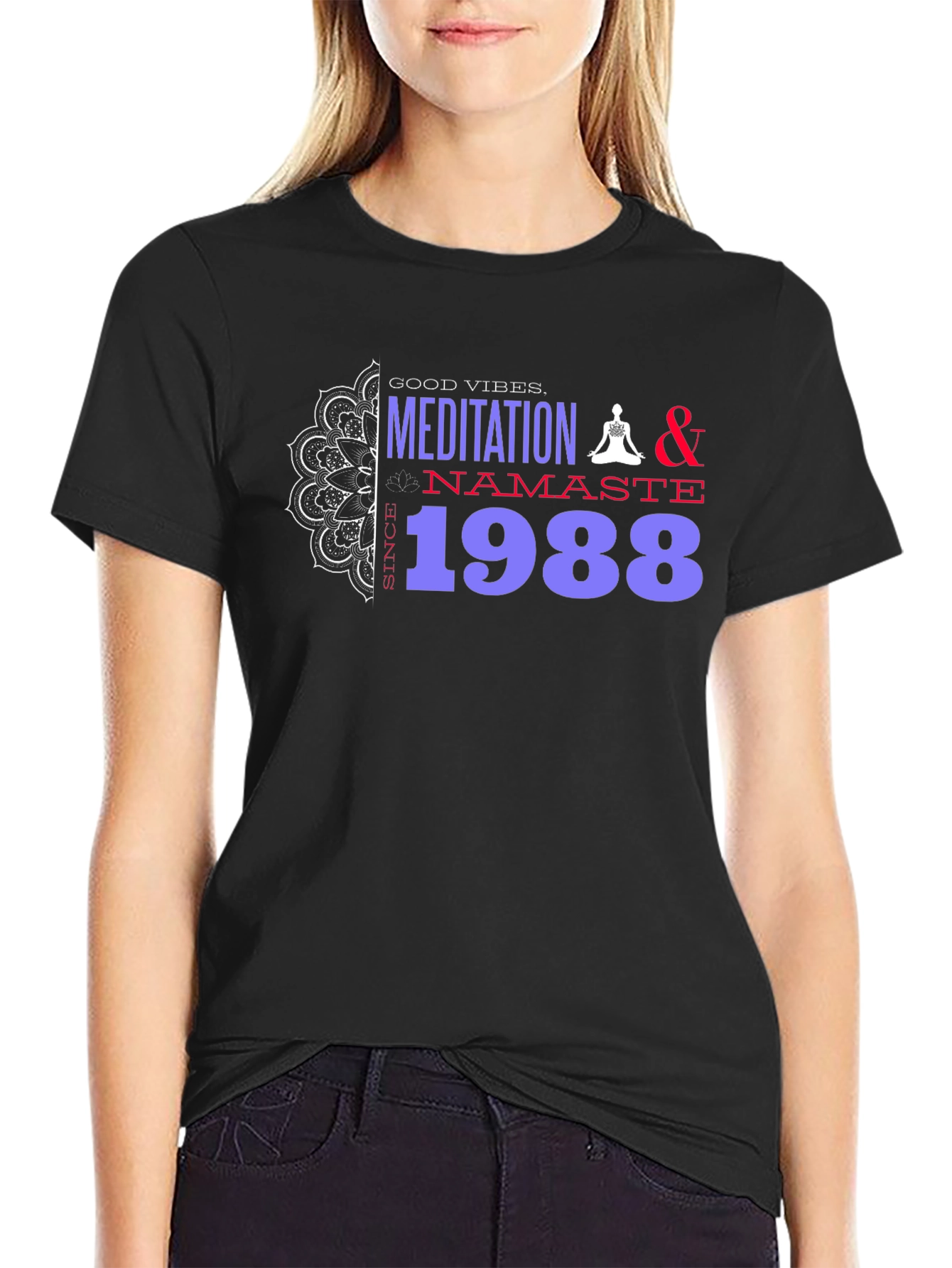 Meditation & Namaste Since 1988 Graphic Tee