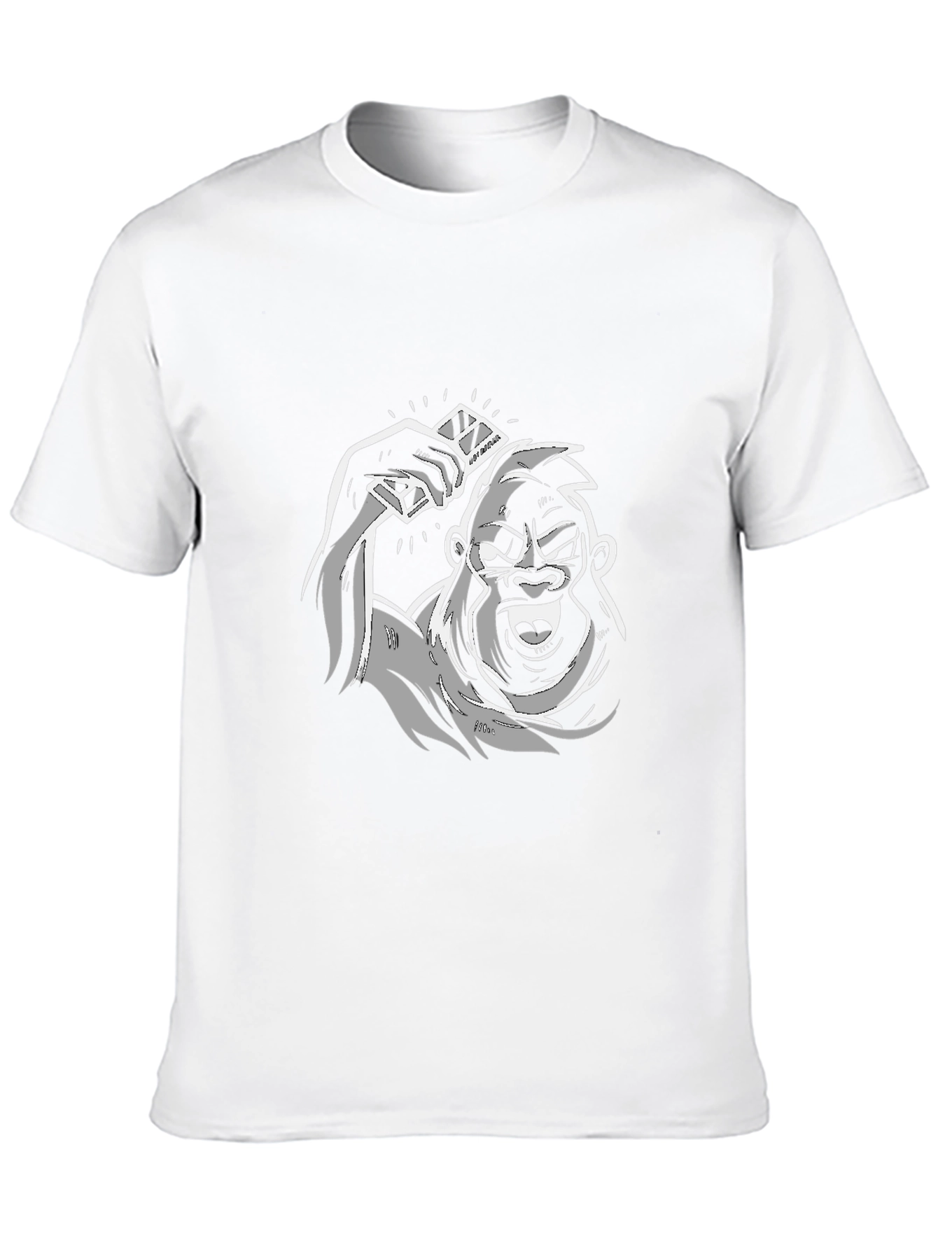 Gorilla Graphic Tee - Bold Black Cotton T-Shirt