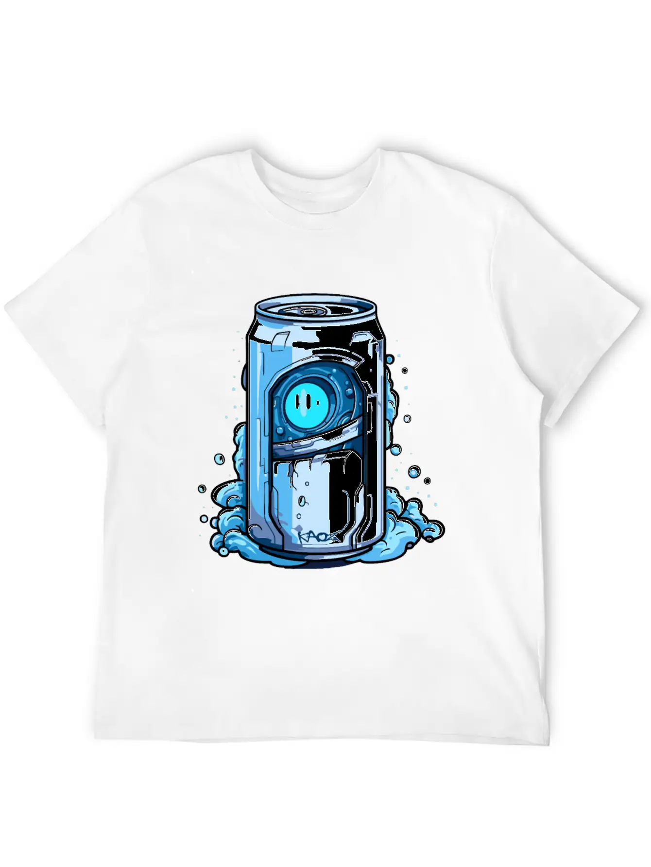Robot Cyborg Soda Can Unisex Casual T-Shirt – Clean Design For Daily Comfort