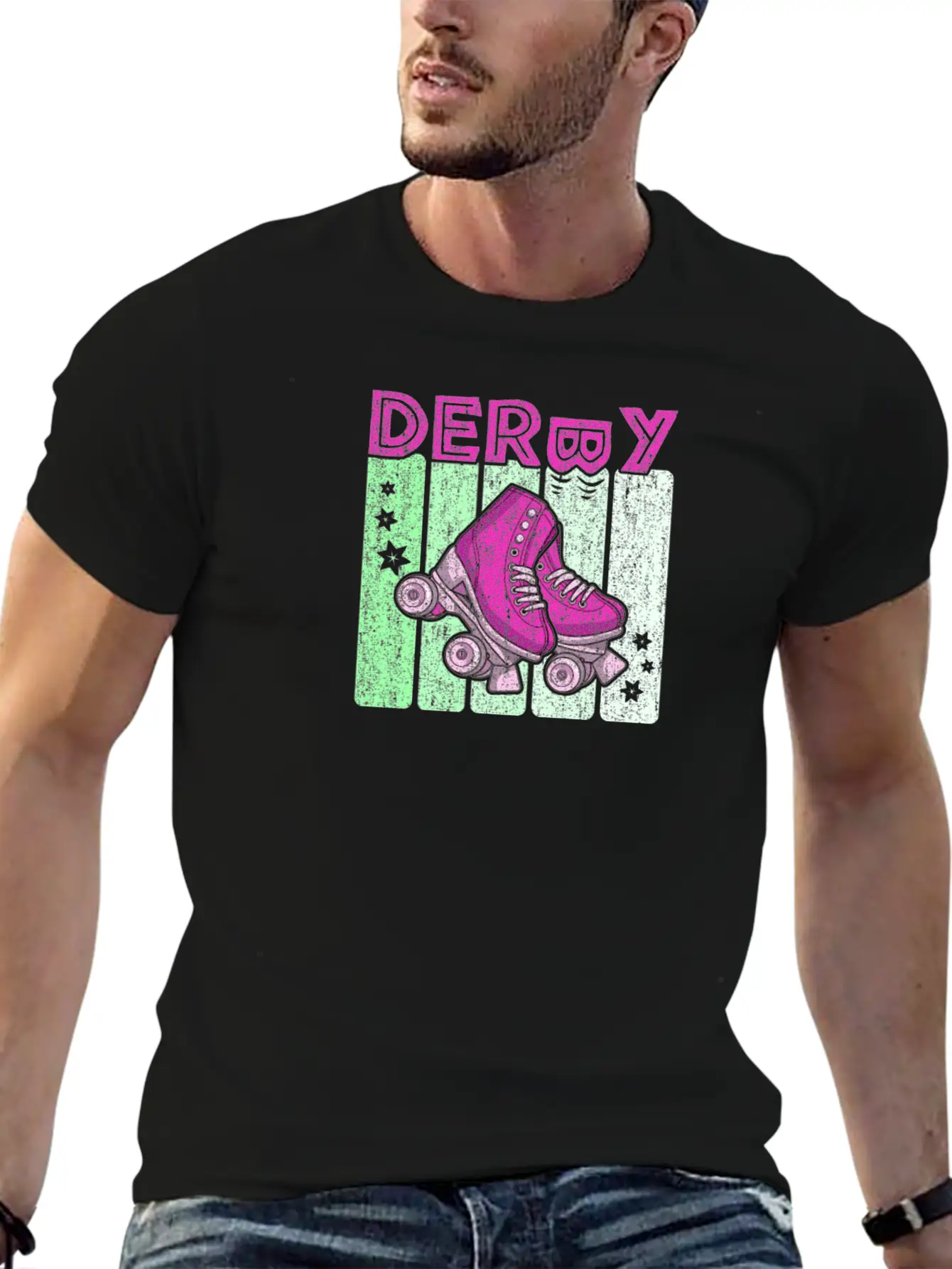 Roller Derby 70s Skate Disco Unisex Casual T-Shirt – Clean Design For Daily Comfort