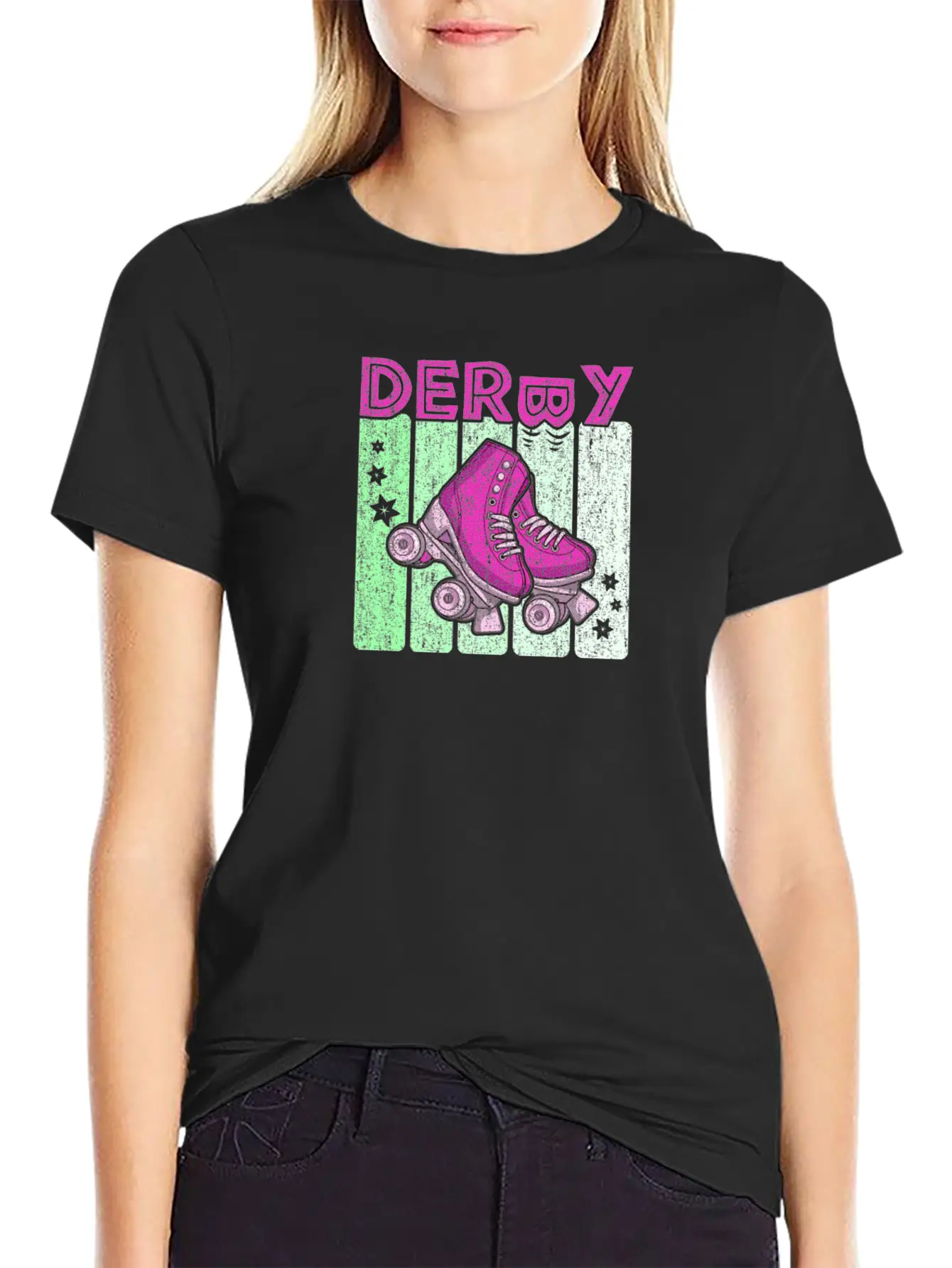 Roller Derby 70s Skate Disco Unisex Casual T-Shirt – Clean Design For Daily Comfort