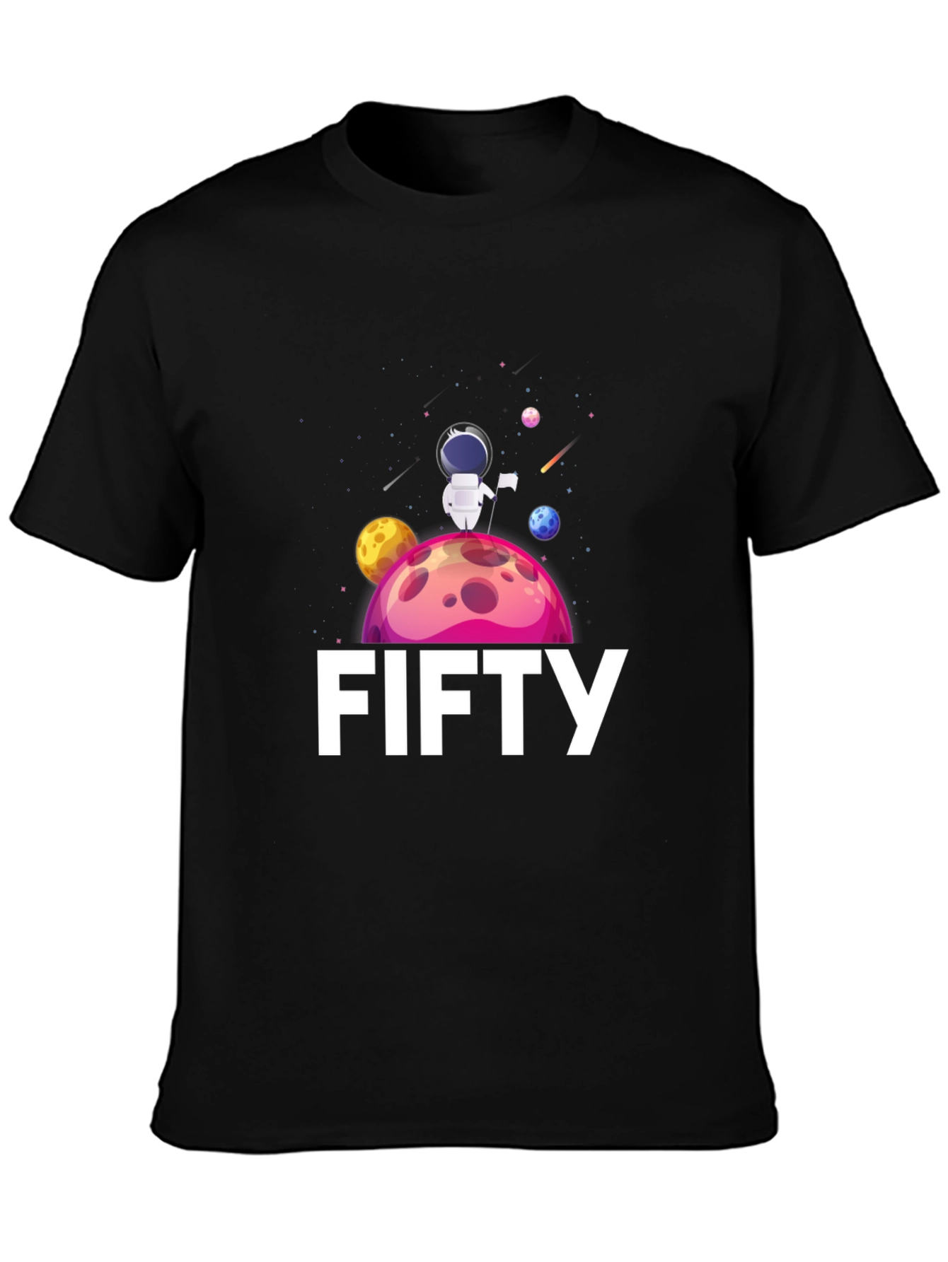 Fifty Astronaut Graphic T-Shirt