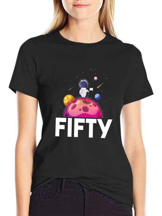 Fifty Astronaut Graphic T-Shirt