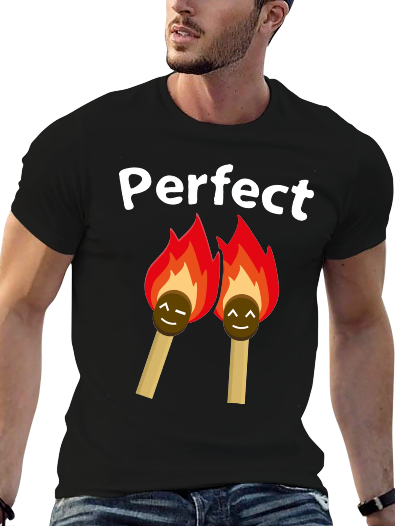 Perfect Match T-Shirt - Novelty Graphic Tee