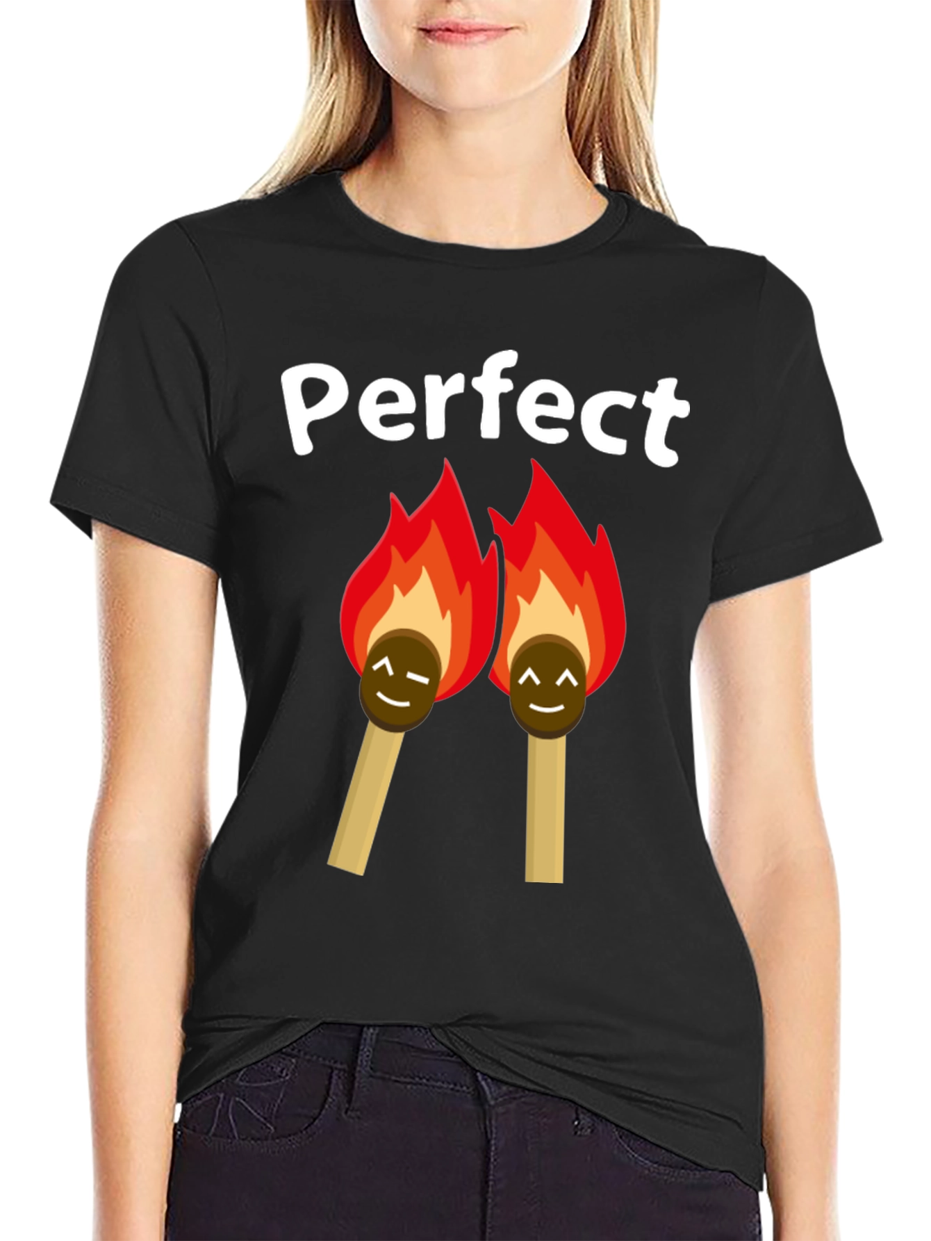 Perfect Match T-Shirt - Novelty Graphic Tee