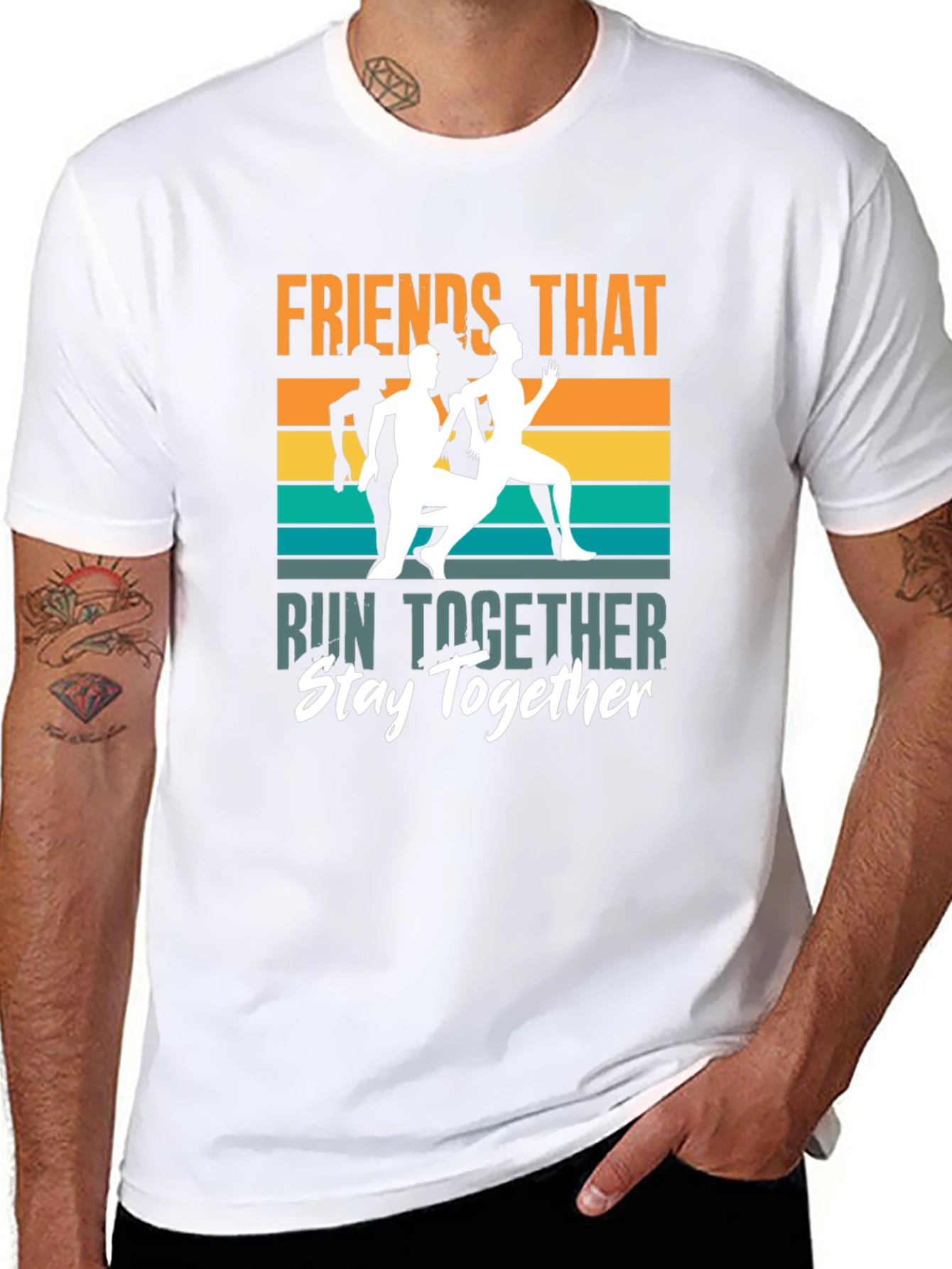 Friends That Run Together Graphic Tee