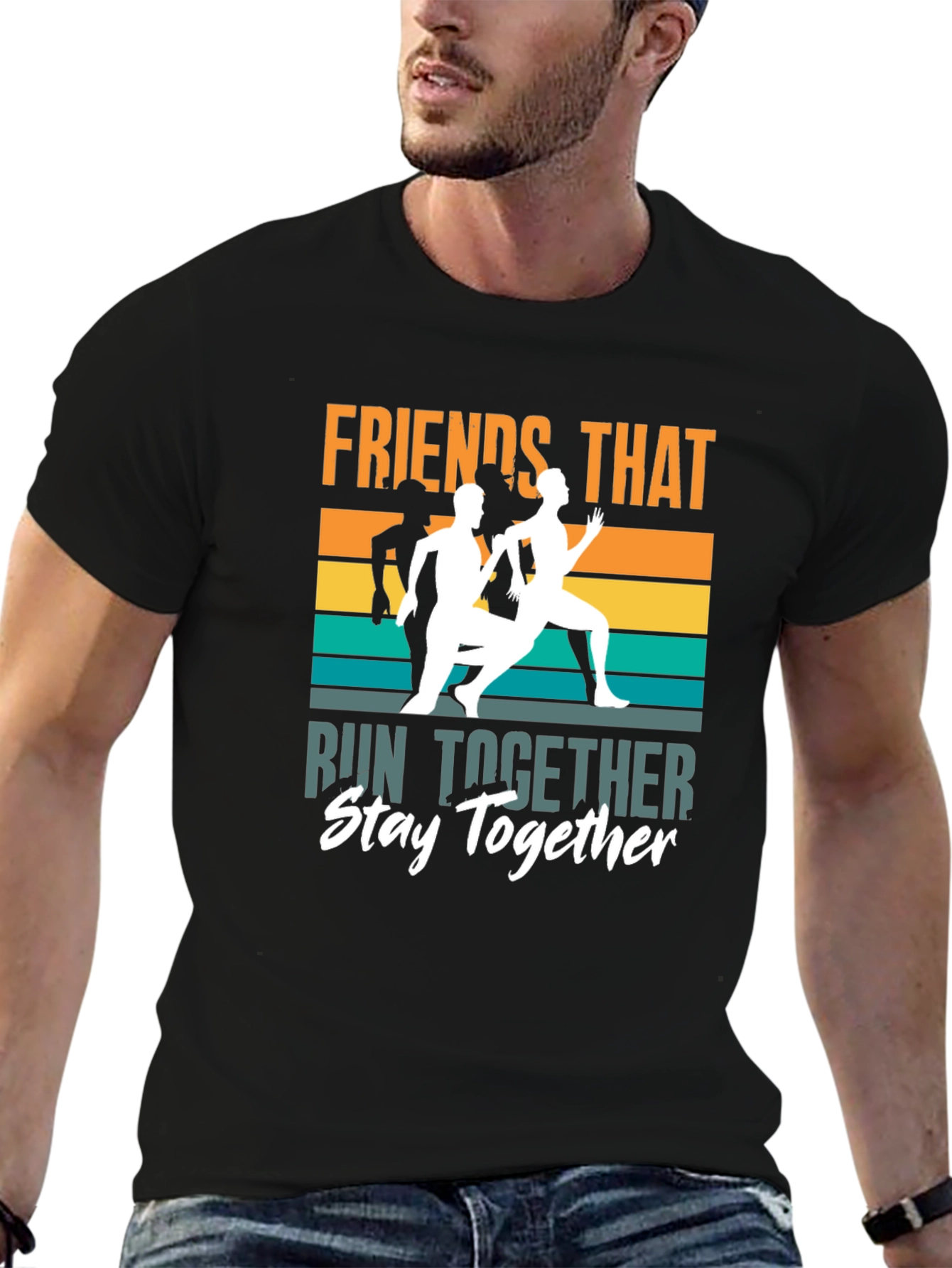 Friends That Run Together Graphic Tee