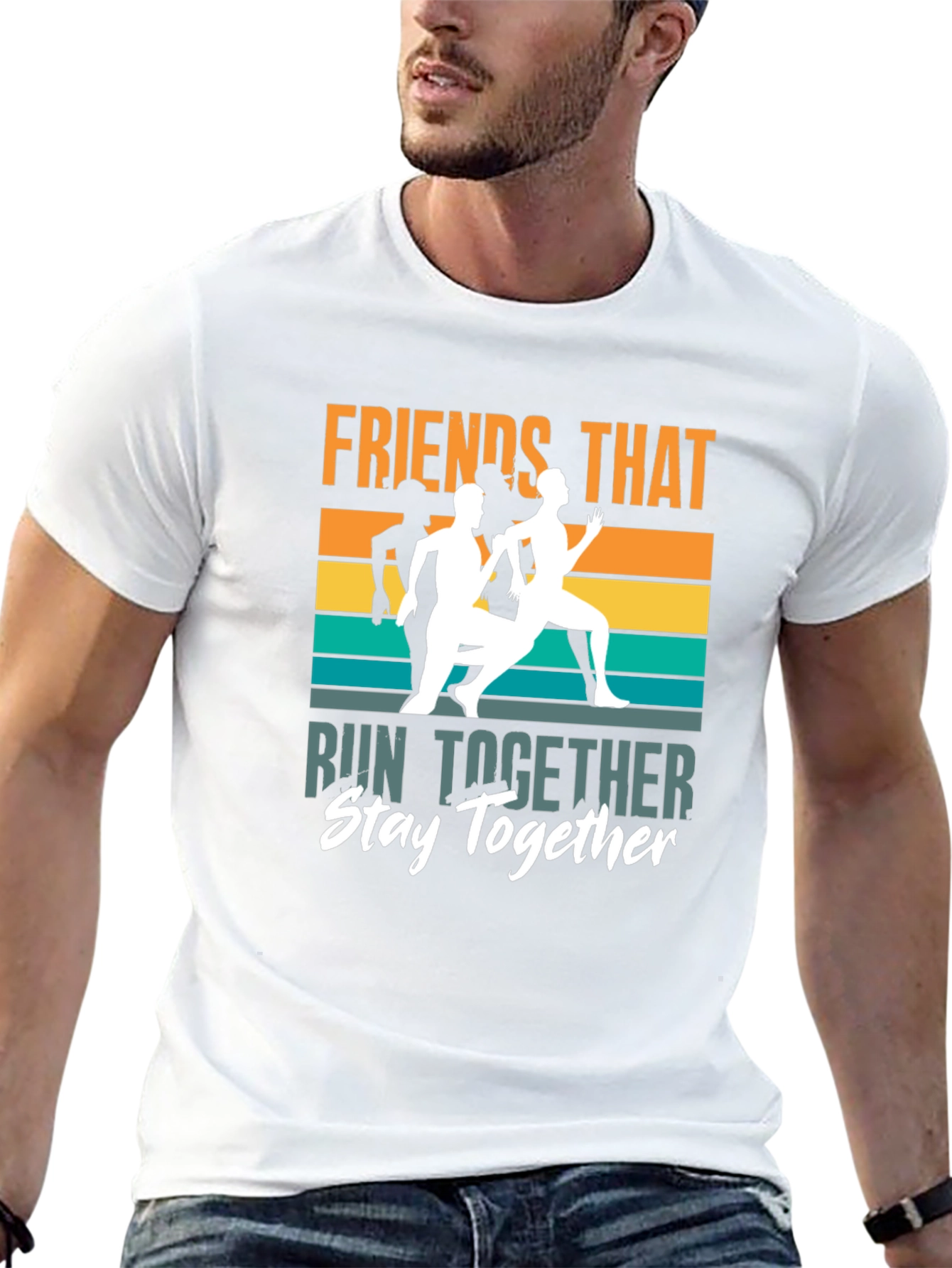 Friends That Run Together Graphic Tee