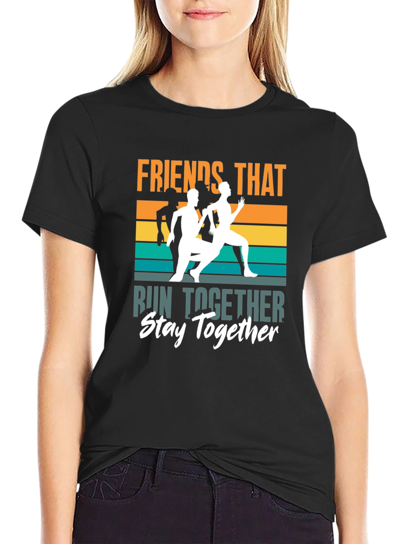 Friends That Run Together Graphic Tee