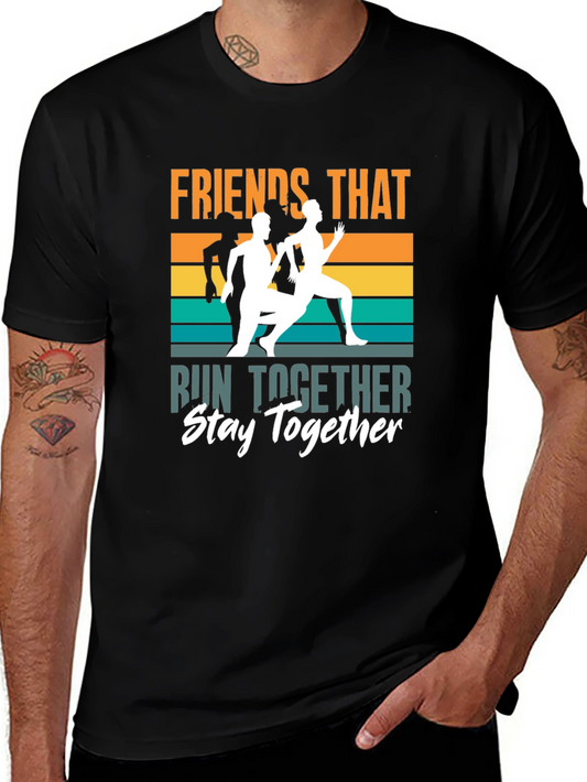 Friends That Run Together Graphic Tee