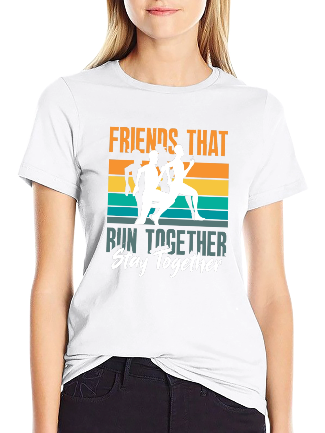 Friends That Run Together Graphic Tee
