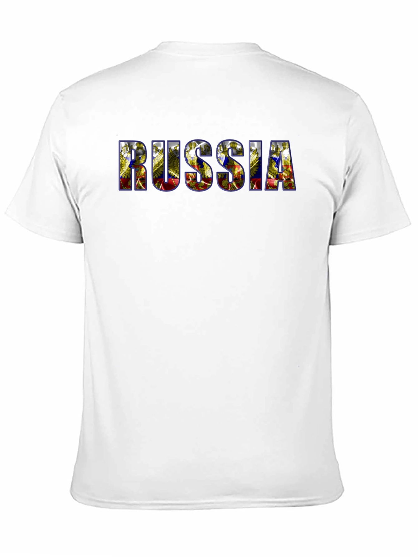 Russia Graphic Print Black T-Shirt