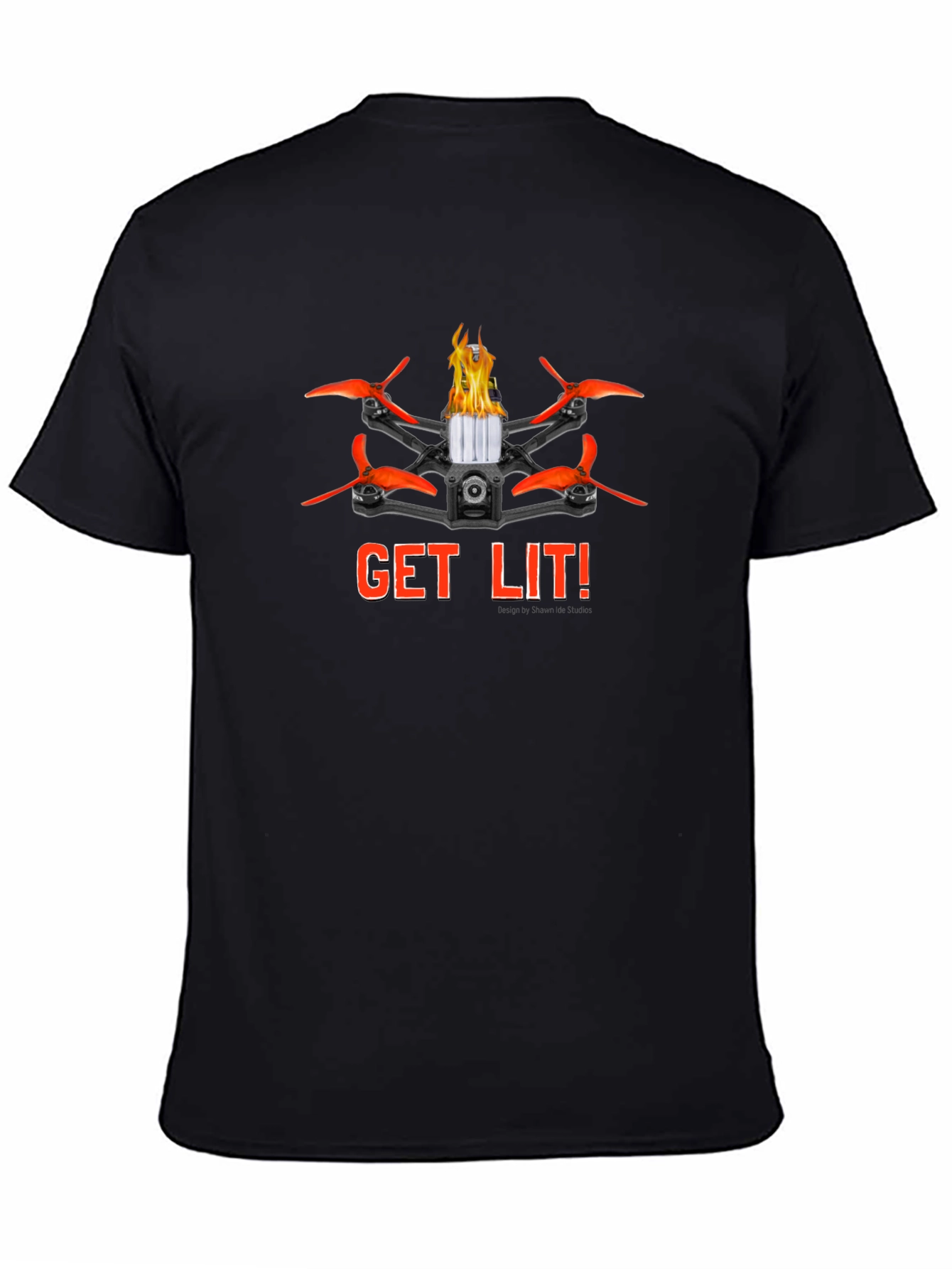 Get Lit Drone Graphic Tee