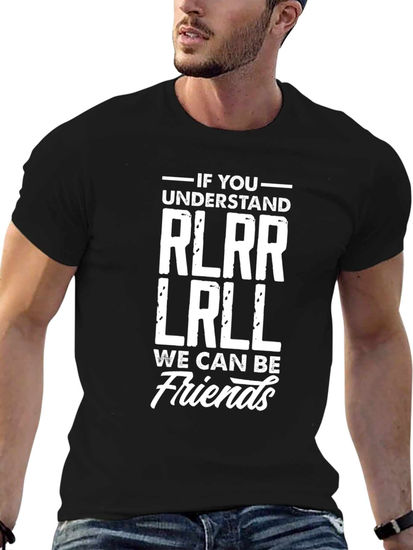 Funny Drummer T-Shirt - If You Understand RLRL LRLL