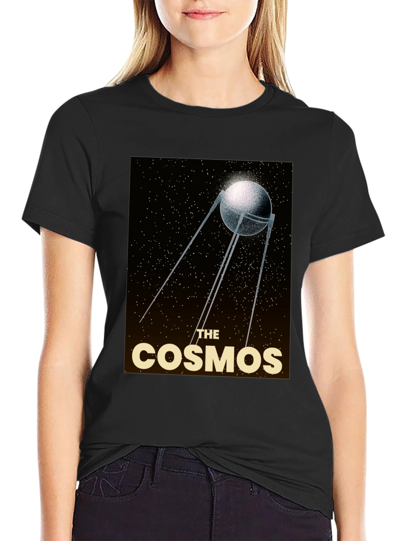The Cosmos Graphic T-Shirt - Space Exploration Design