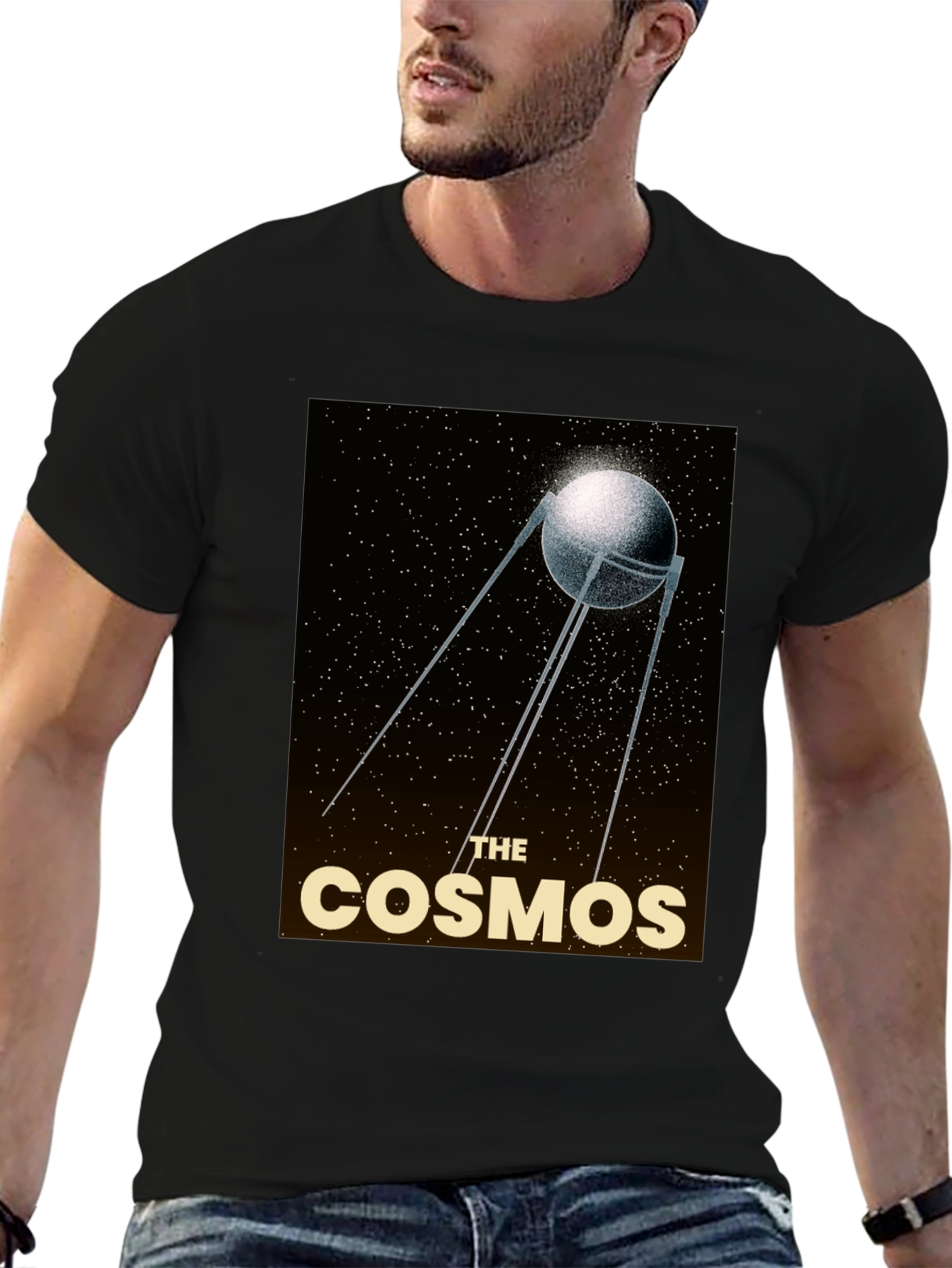 The Cosmos Graphic T-Shirt - Space Exploration Design