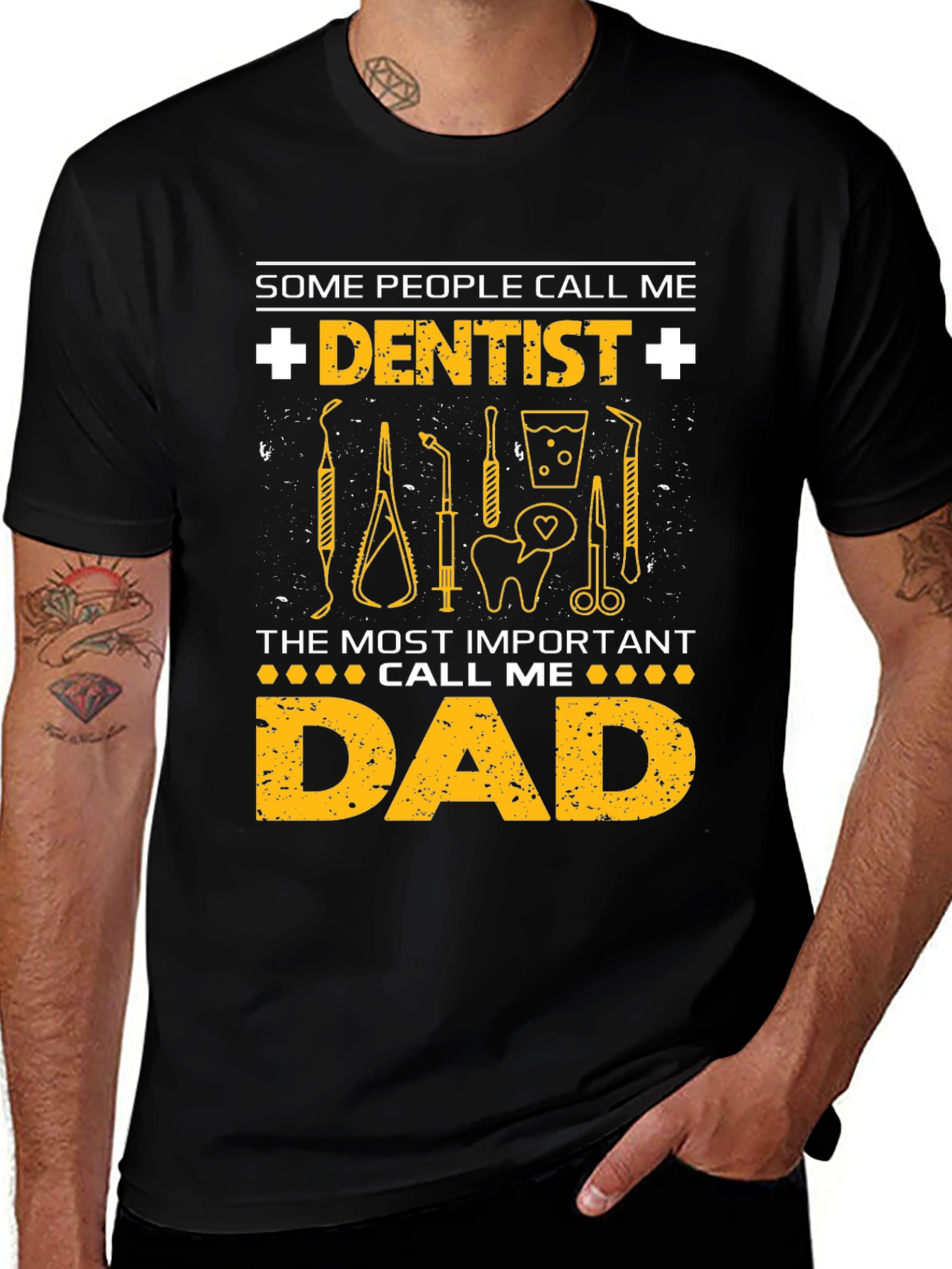 Dentist Dad T-Shirt - Gift for Dentist Fathers