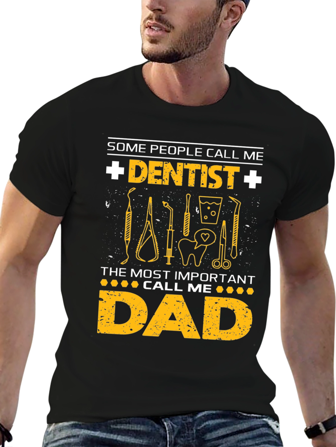 Dentist Dad T-Shirt - Gift for Dentist Fathers