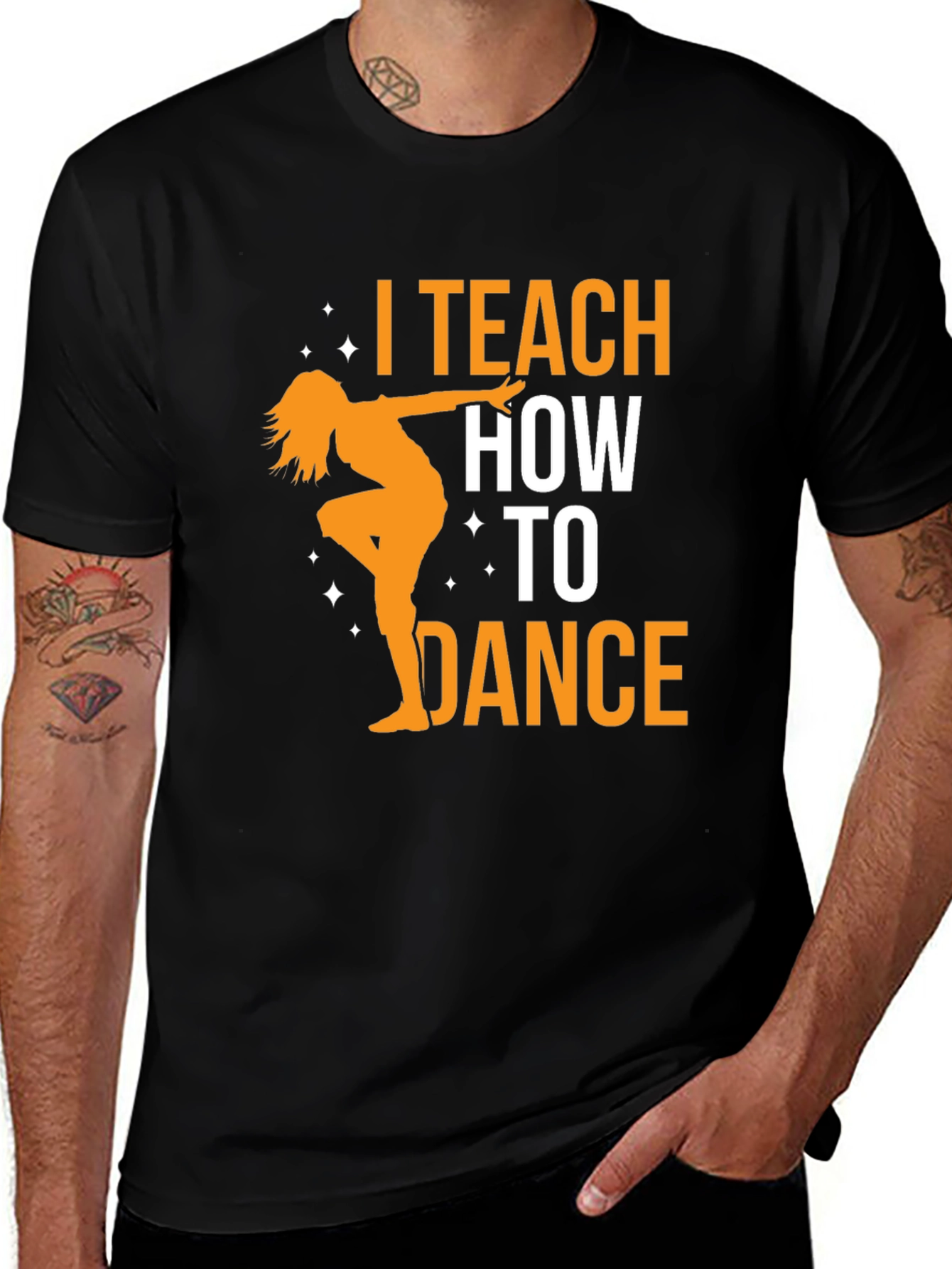 I Teach How to Dance Black T-Shirt