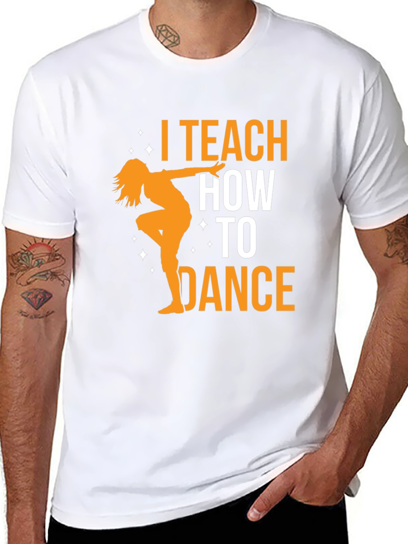 I Teach How to Dance Black T-Shirt
