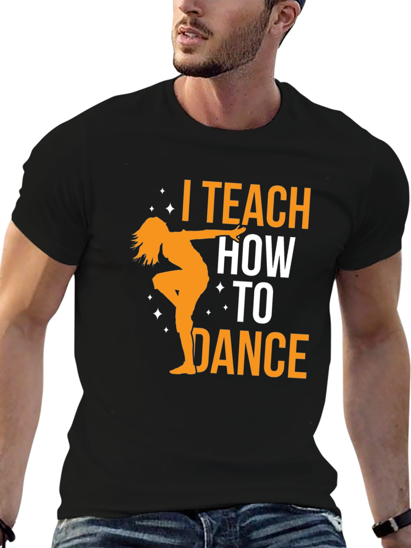 I Teach How to Dance Black T-Shirt