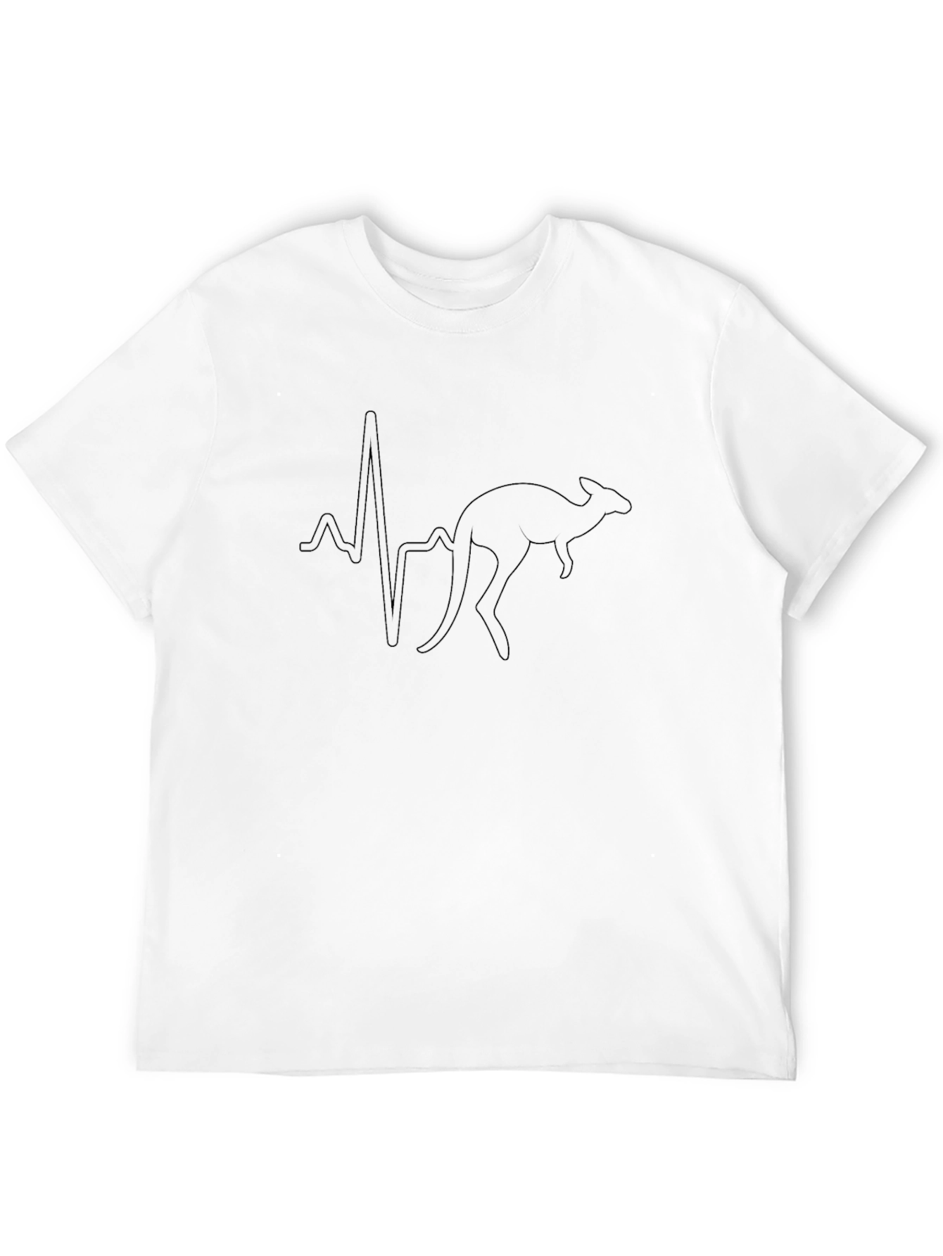 Kangaroo Heartbeat Graphic Tee