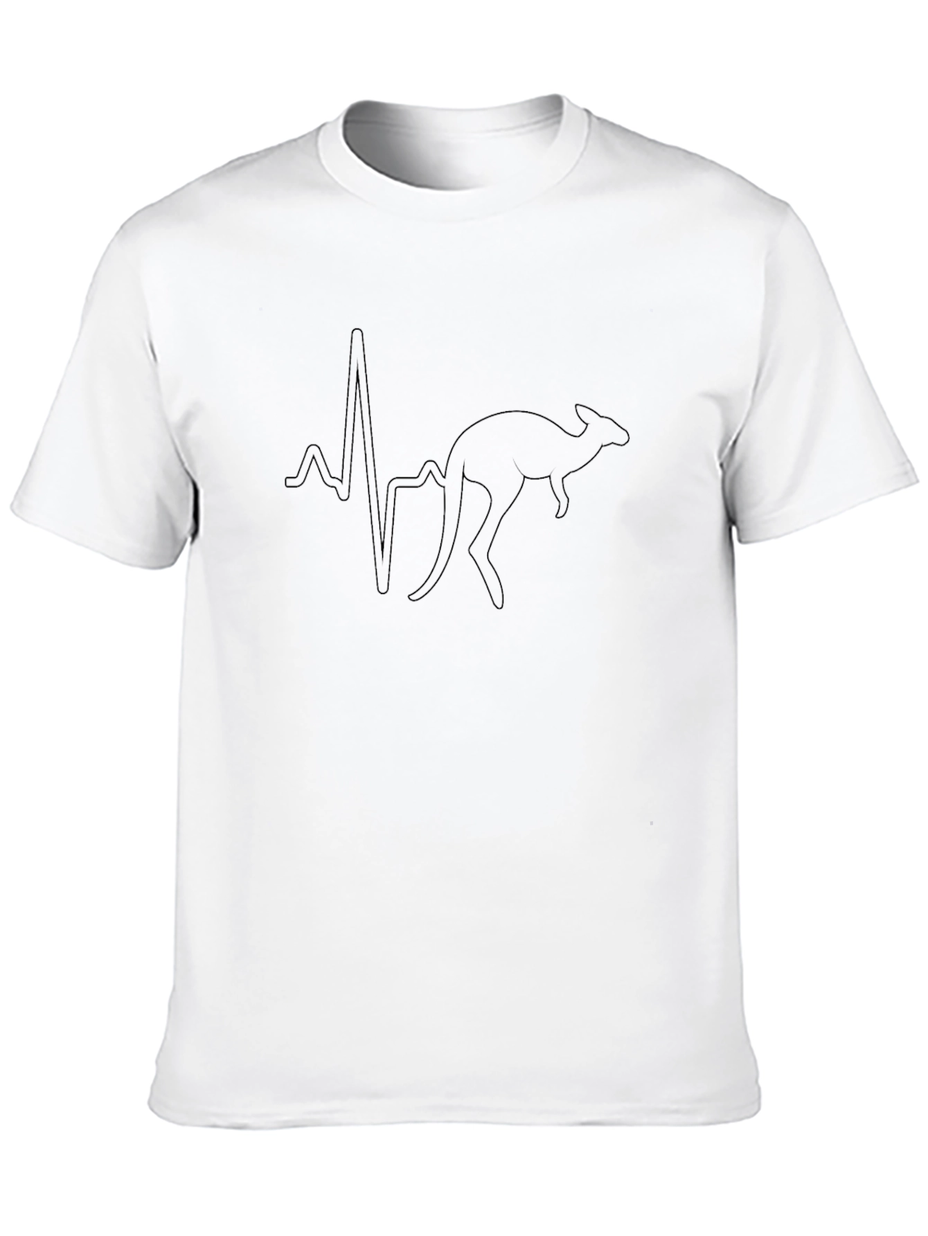 Kangaroo Heartbeat Graphic Tee